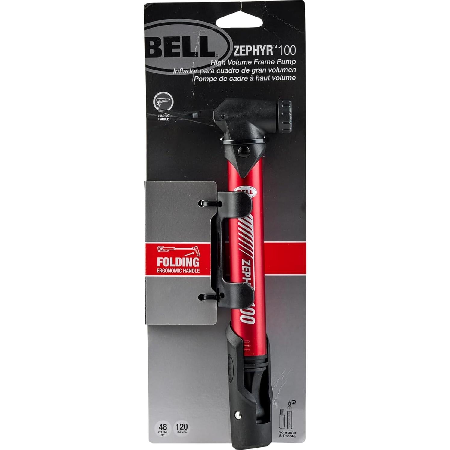 Bomba de Marco Bell Zephyr 100 - Inflador Manual 120 PSI