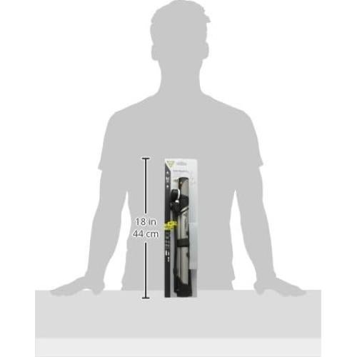 Bomba de Bicicleta Topeak Turbo Morph con Manómetro - Plata/Negro