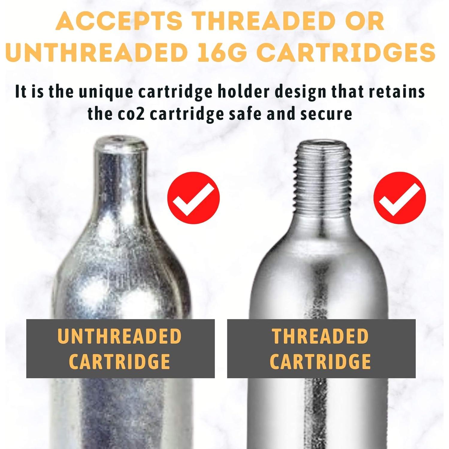 Bomba Inflador CO2 Ezi Bike 16g Mini Ligera para Bicicletas