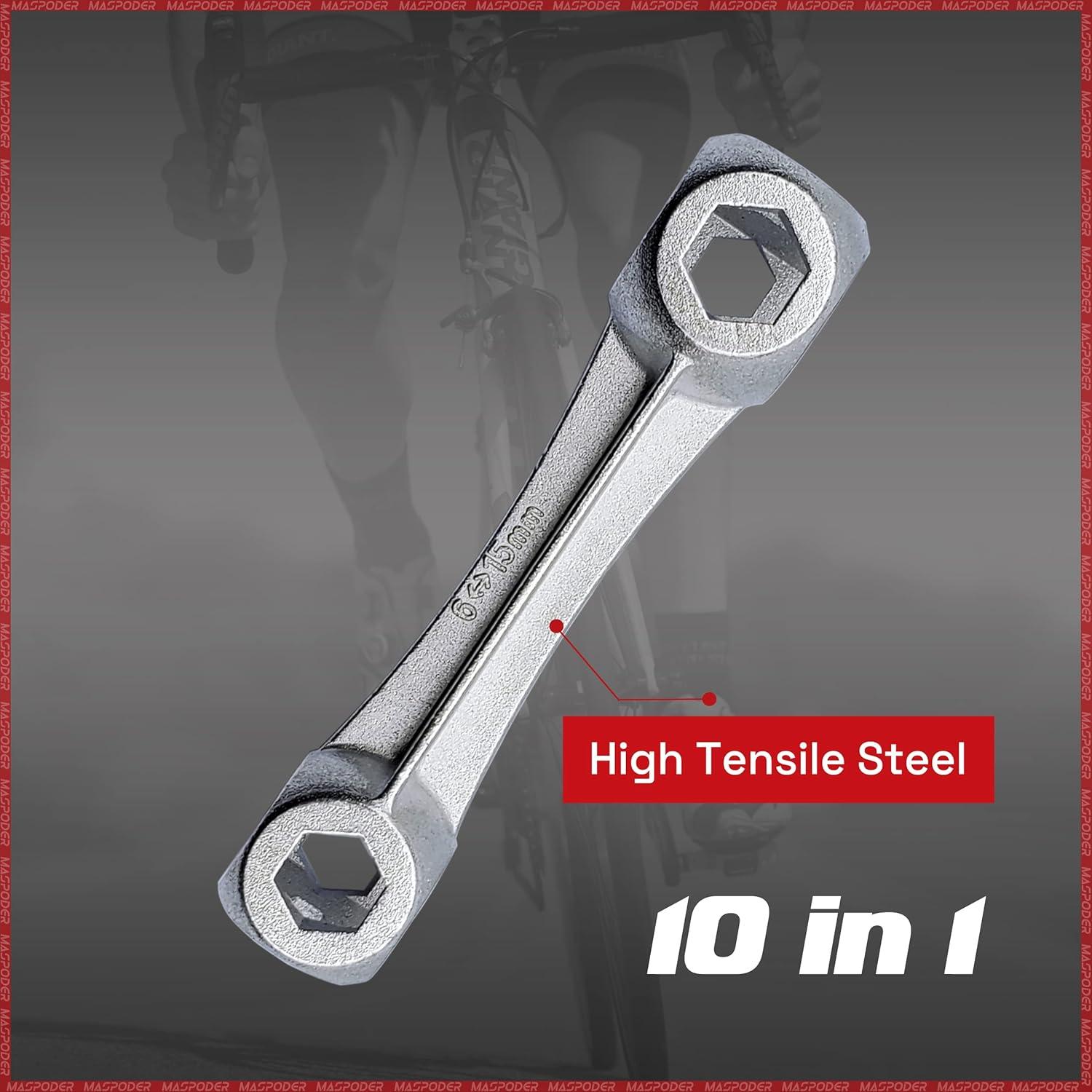 Kit de Herramientas para Bicicleta MASPODER Basic Plus 02