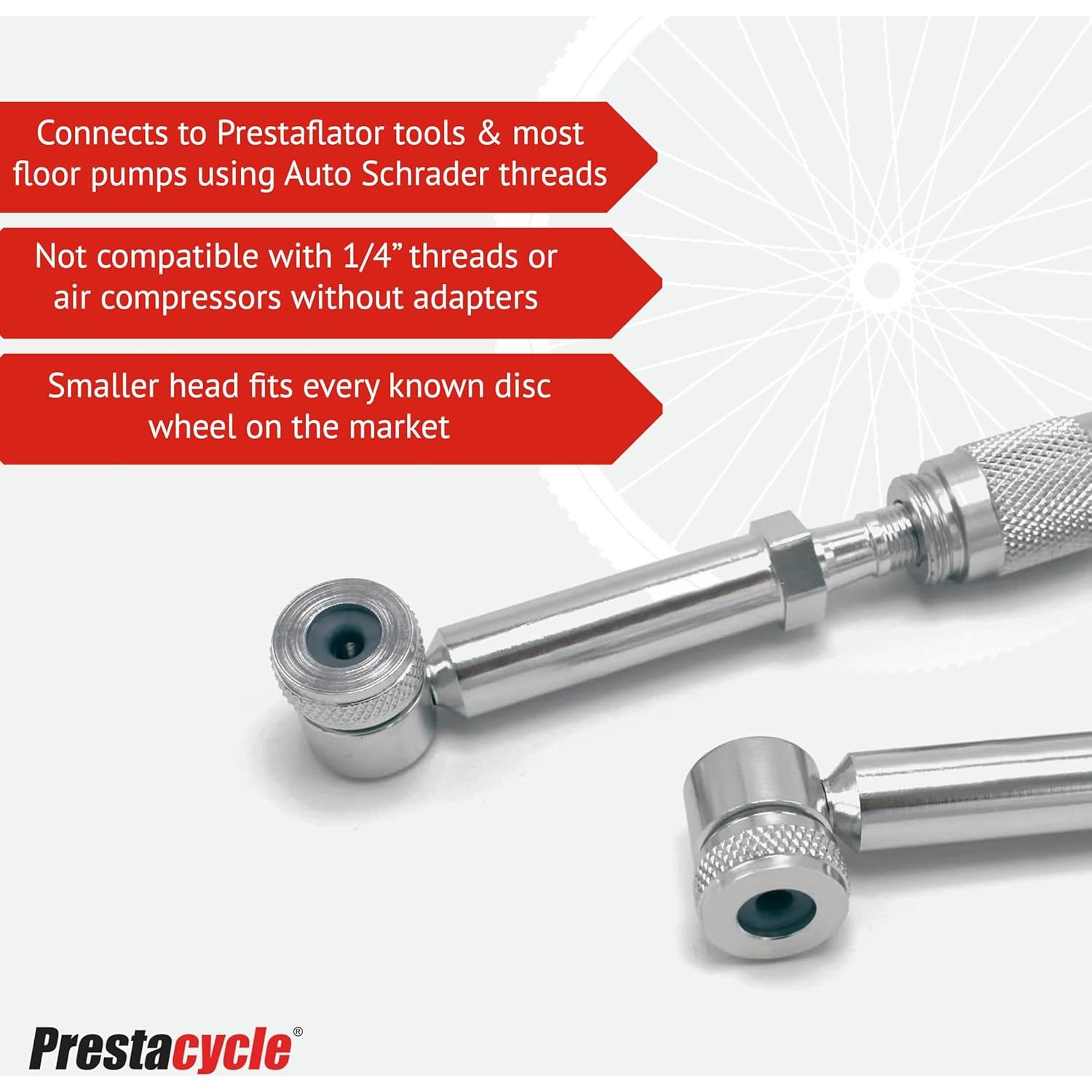 Adaptador de Válvula Presta Prestacycle para Ruedas de Disco