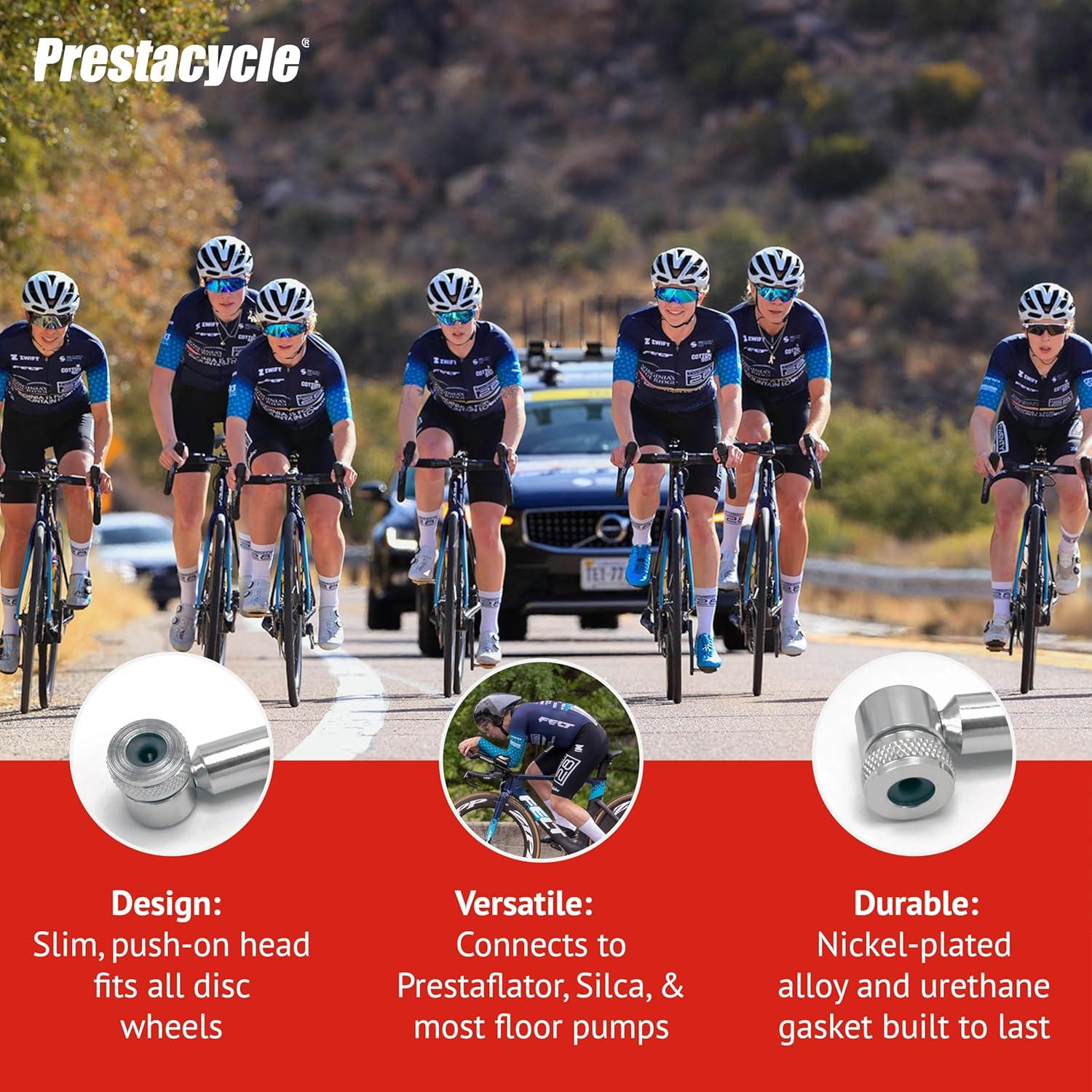 Adaptador de Válvula Presta Prestacycle para Ruedas de Disco