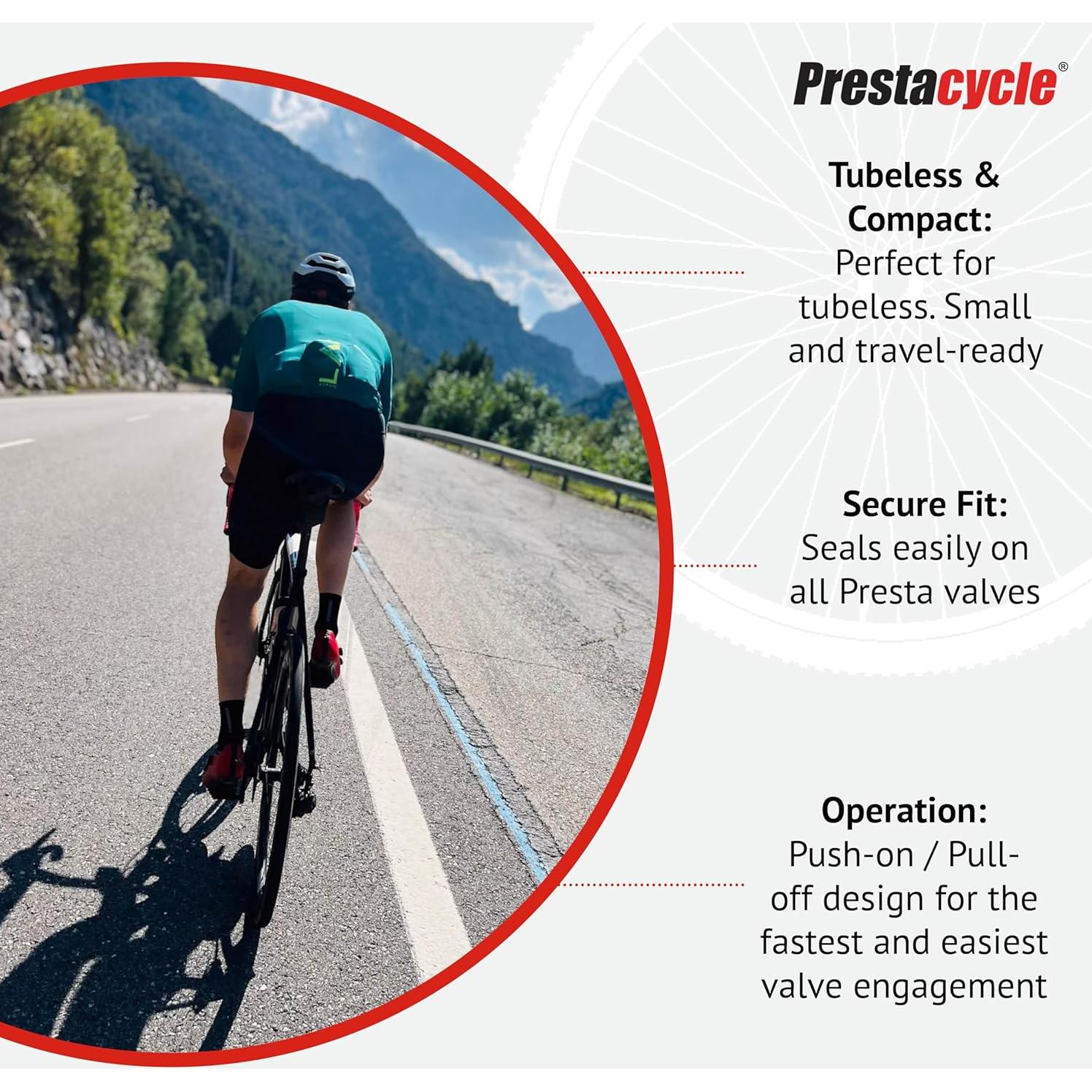 Adaptador de Válvula Presta Prestacycle para Ruedas de Disco