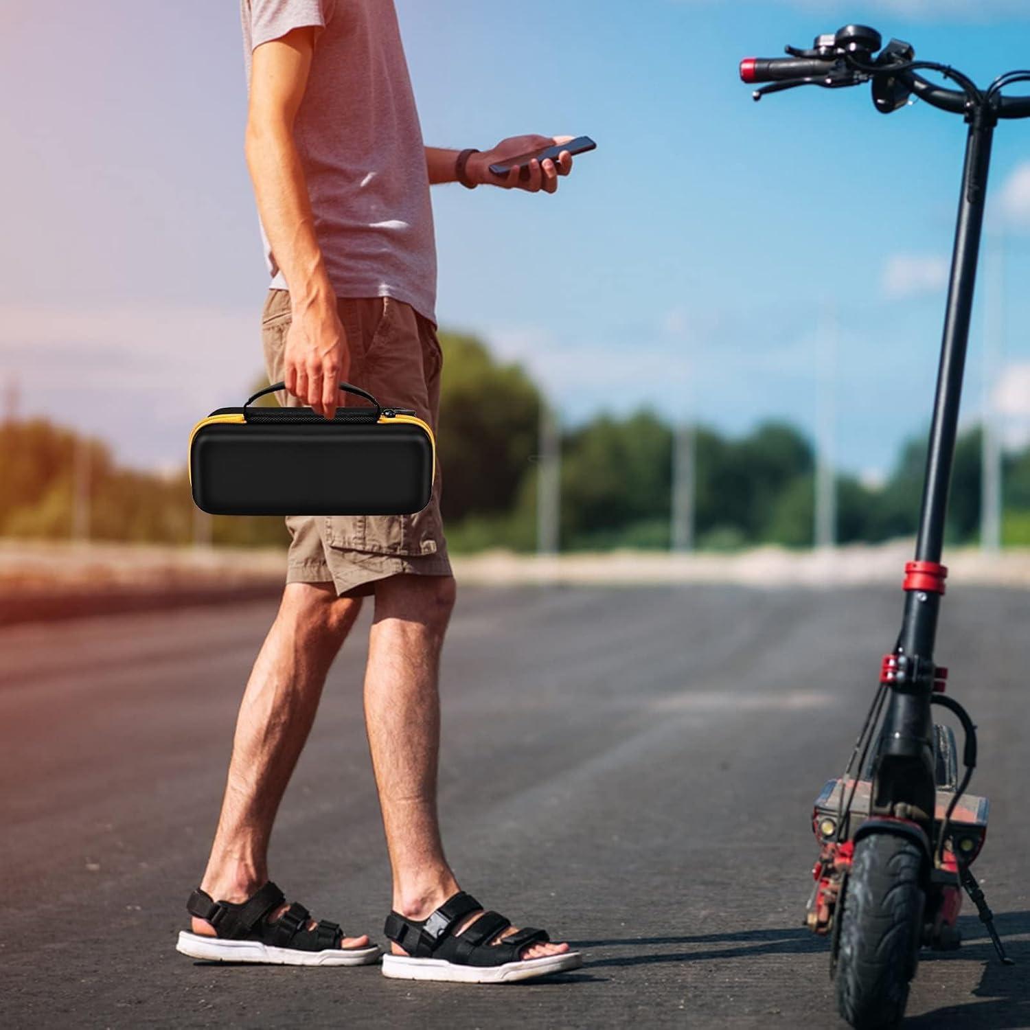 Funda de Almacenamiento PSofcake para Inflador Fanttik X8 Amarillo