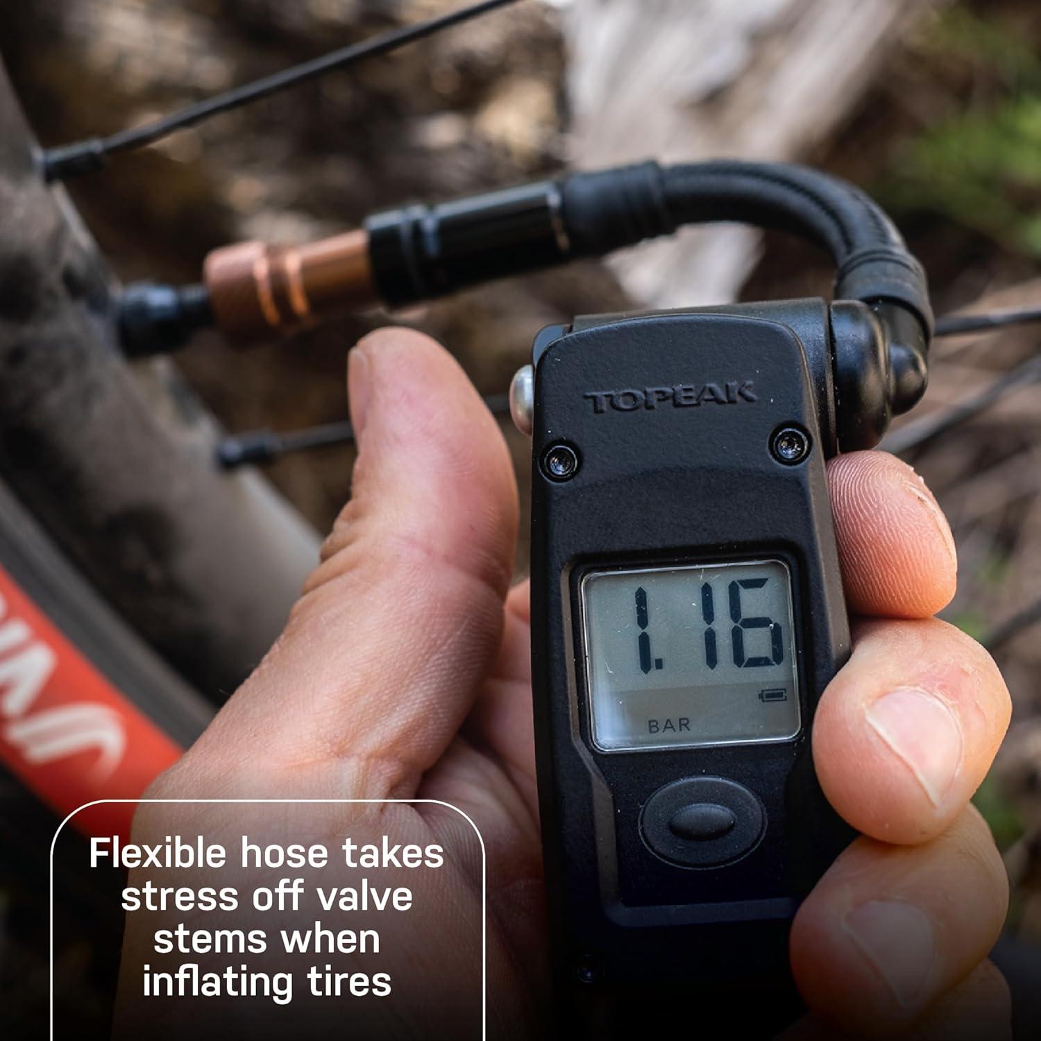 Bomba de Bicicleta Digital Topeak 2 Etapas 300 PSI