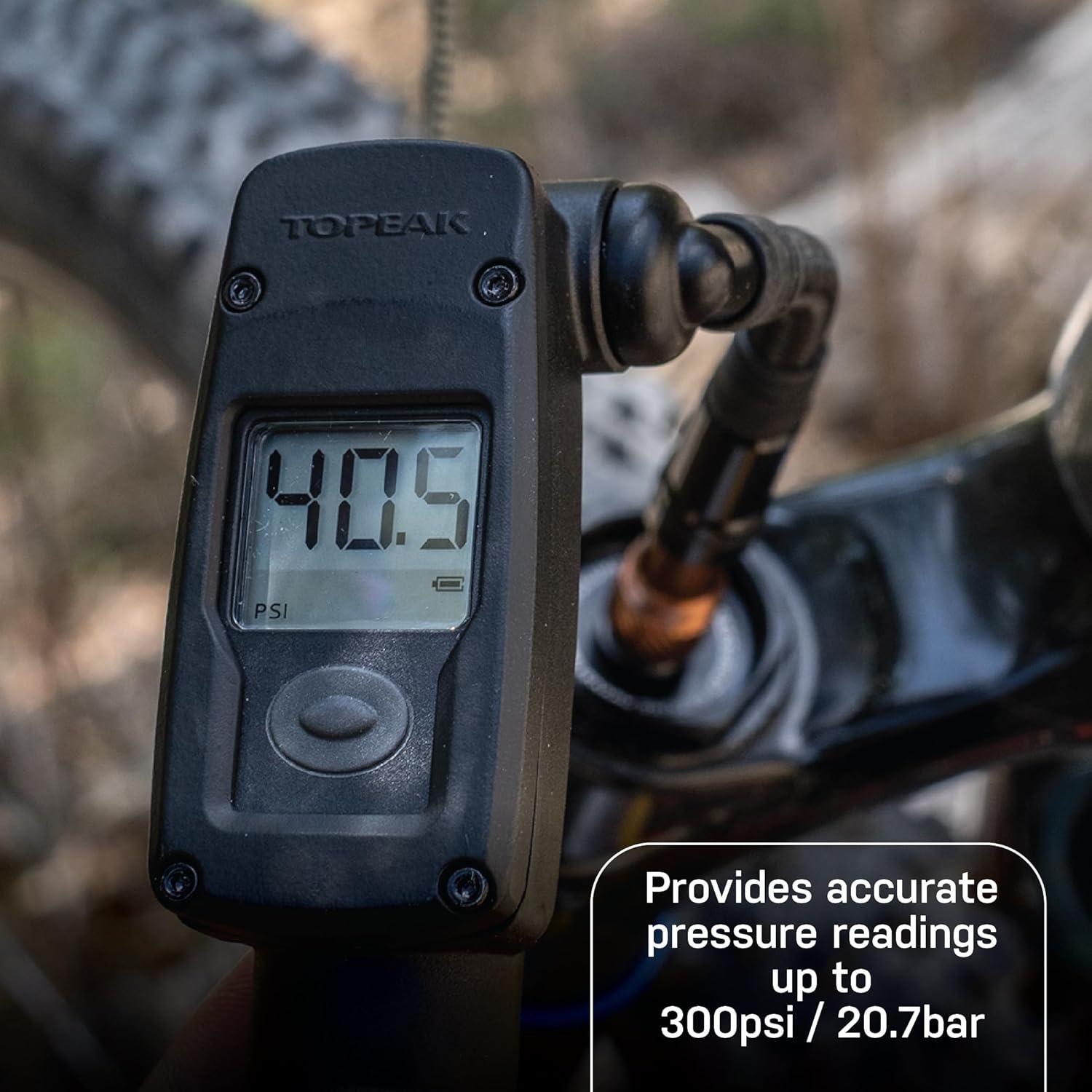 Bomba de Bicicleta Digital Topeak 2 Etapas 300 PSI