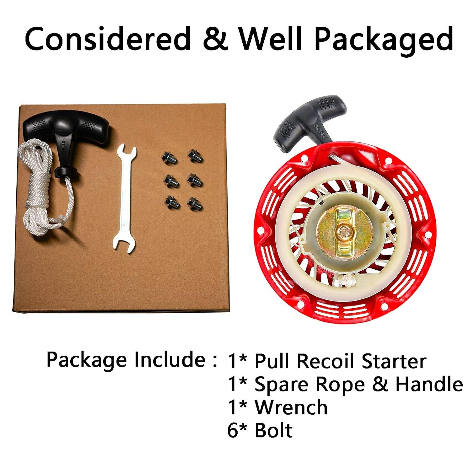 Arranque por Tirón JMCHstore Rojo para Go Kart 200cc y Motores