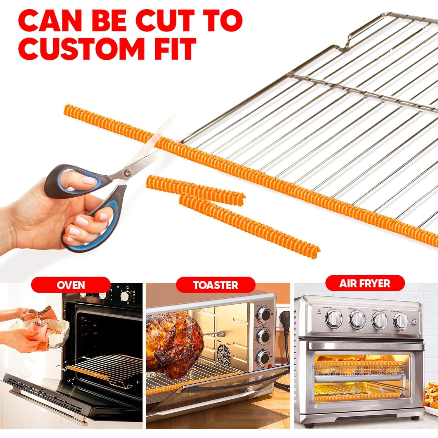 Protector de Horno de Silicona ThreadNanny 35.88 cm Naranja