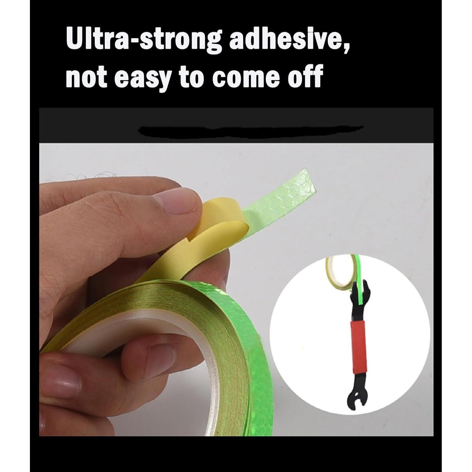 Cinta Reflectante de Seguridad LiXiongBao - Paquete de 5 Colores