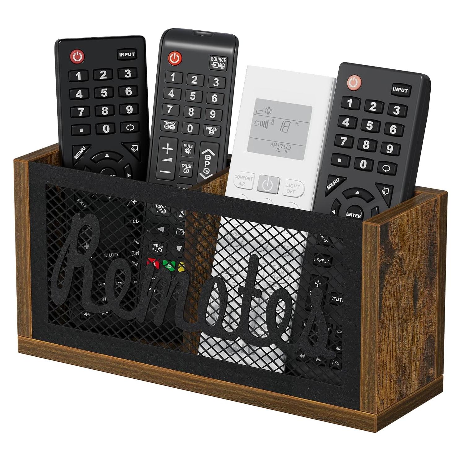 Soporte de Control Remoto YINMIT Marrón 20.4x6.3x9.9 cm