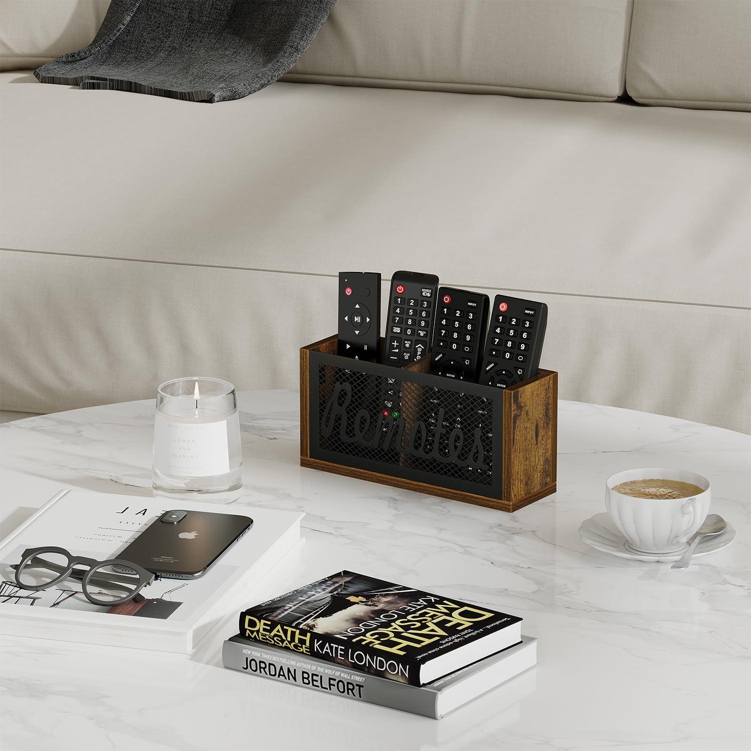 Soporte de Control Remoto YINMIT Marrón 20.4x6.3x9.9 cm