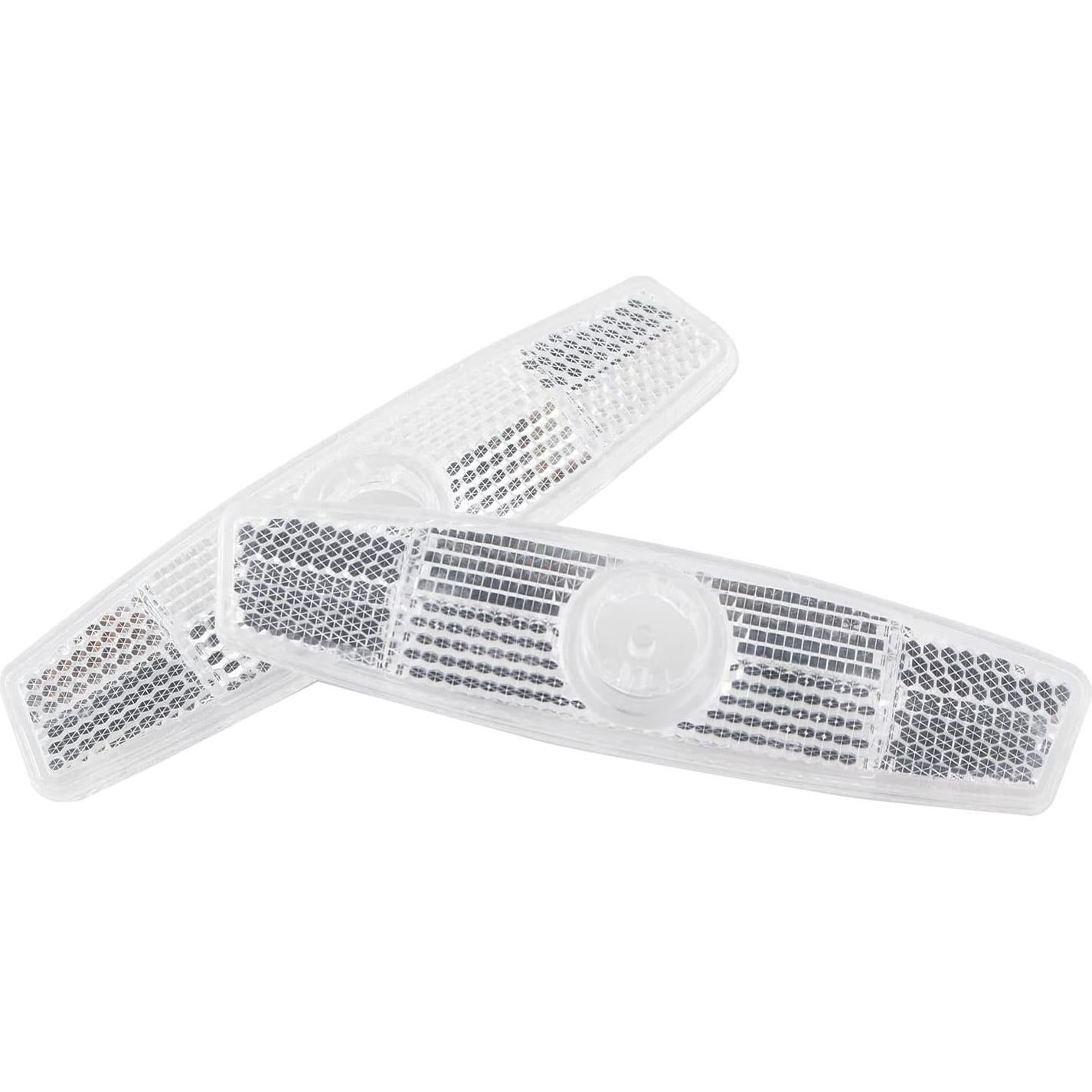 Reflectores de Advertencia para Bicicleta ZYAMY - 4 Piezas Blancos