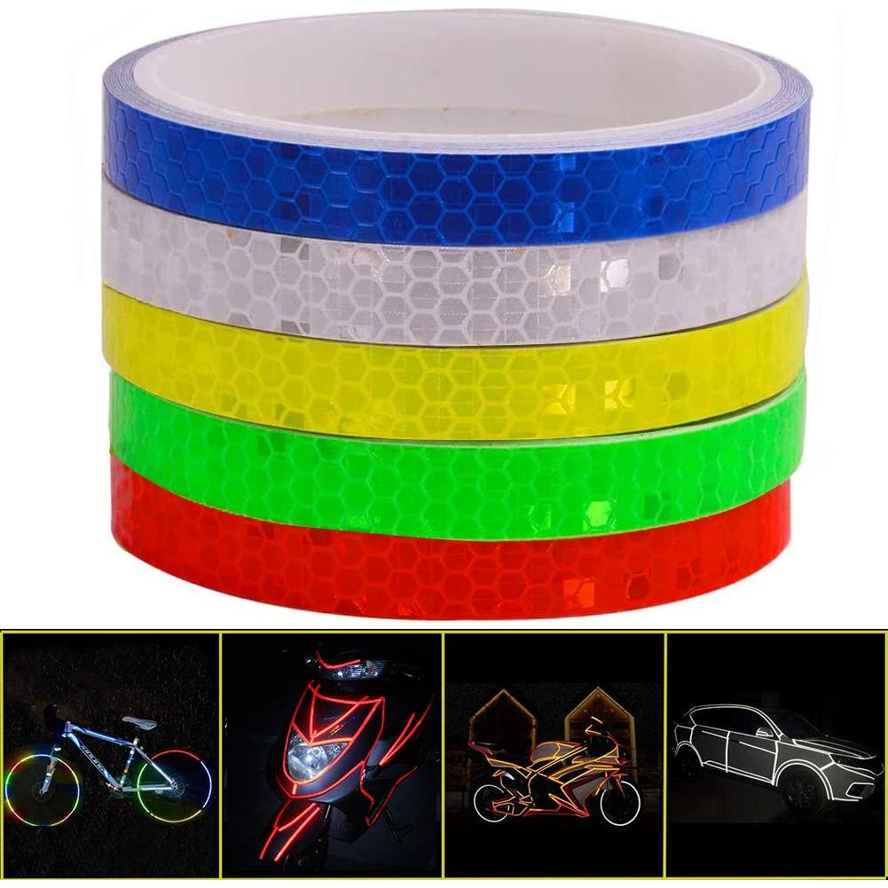 Cintas Reflectantes Adhesivas 5 Colores EVEDMOT 7.92m