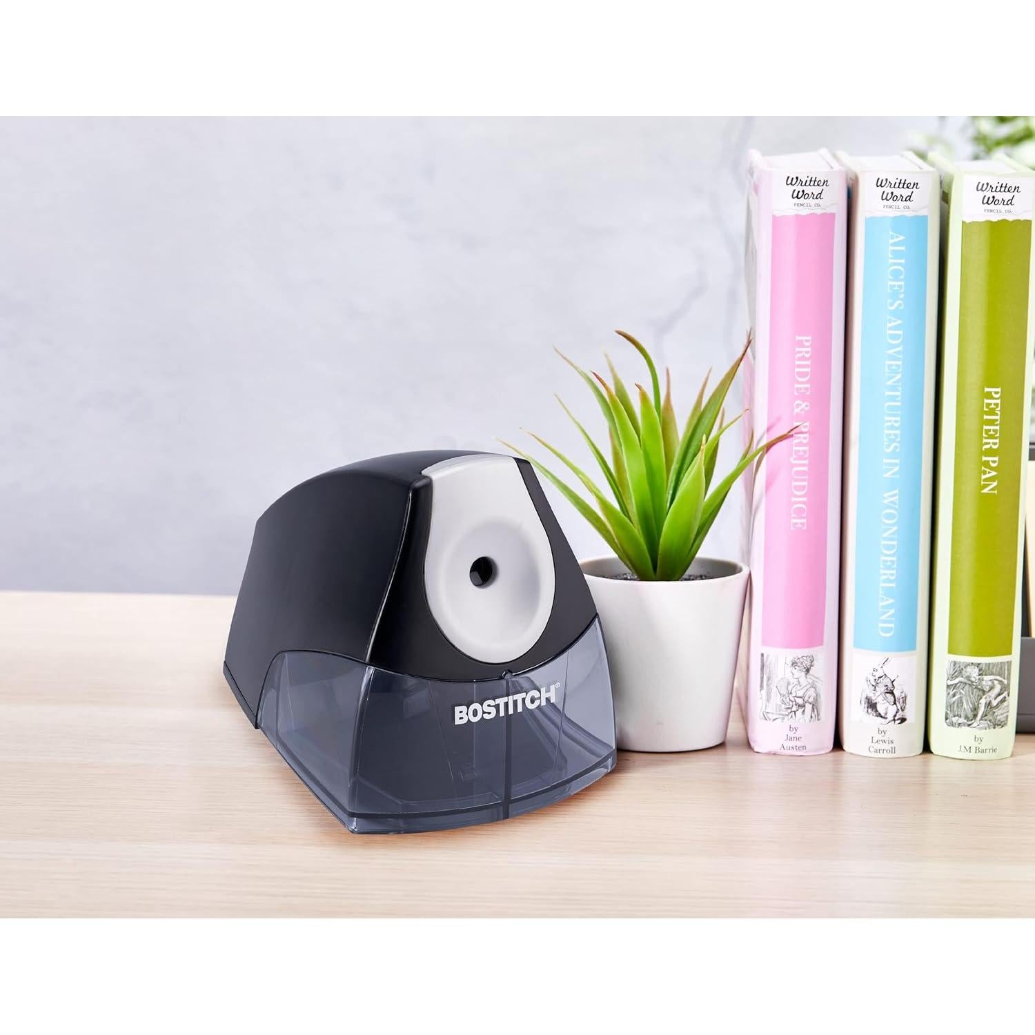 Afilador Eléctrico de Lápices Bostitch Office Negro 380g