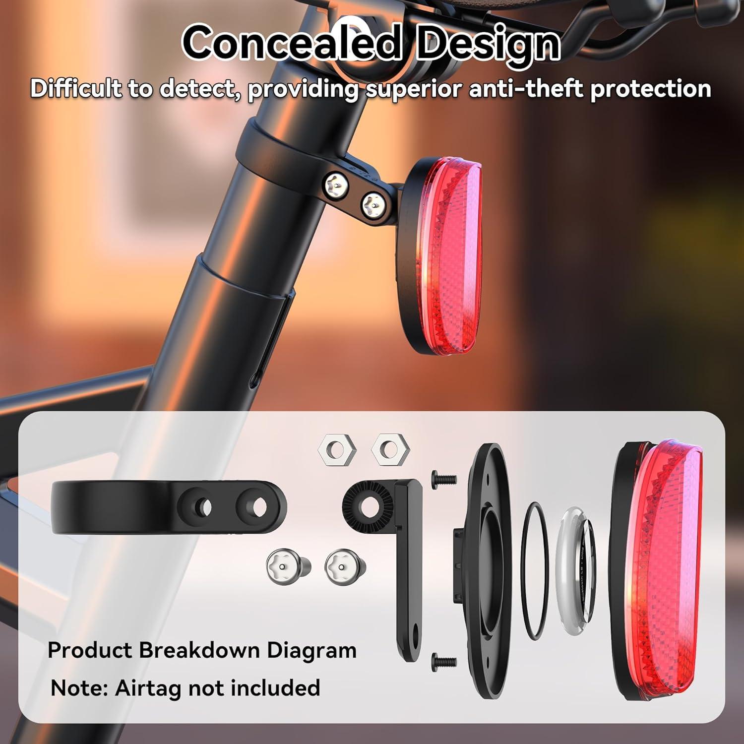 Soporte Oculto para AirTag DDJ Impermeable y Antirrobo