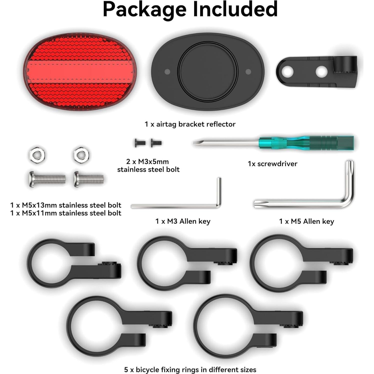 Soporte Oculto para AirTag DDJ Impermeable y Antirrobo