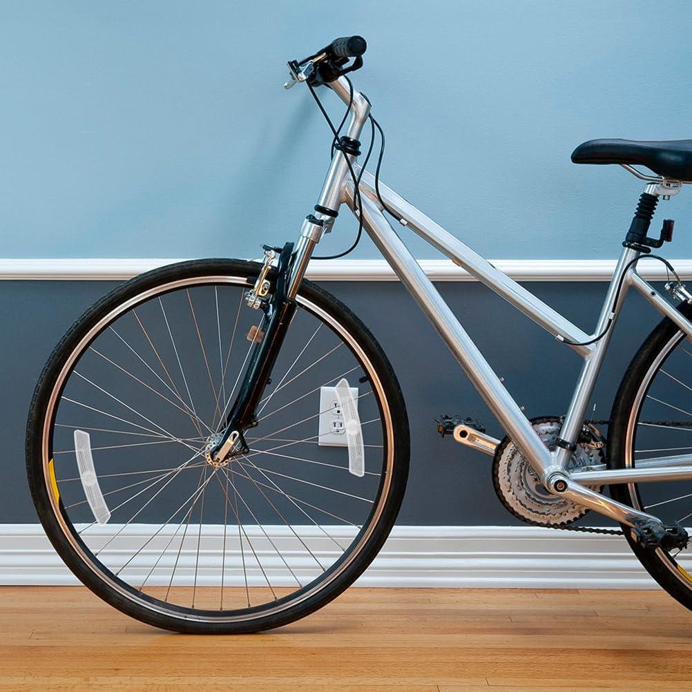 Reflectores de Bicicleta Garneck 10 Piezas Plástico Blanco