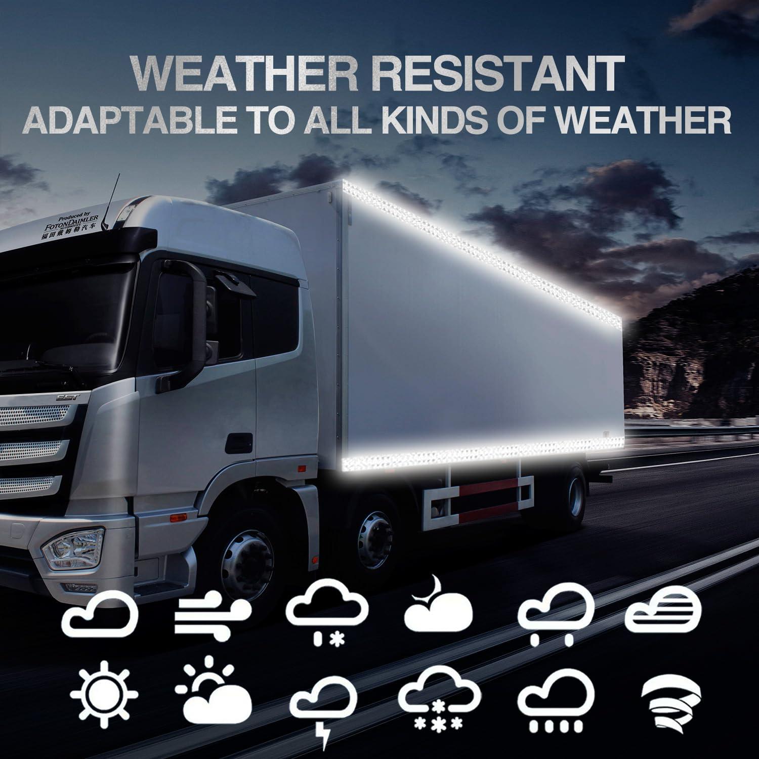 Cinta Reflectante WENFUMUSIC 5cm x 12.2m Blanca Impermeable