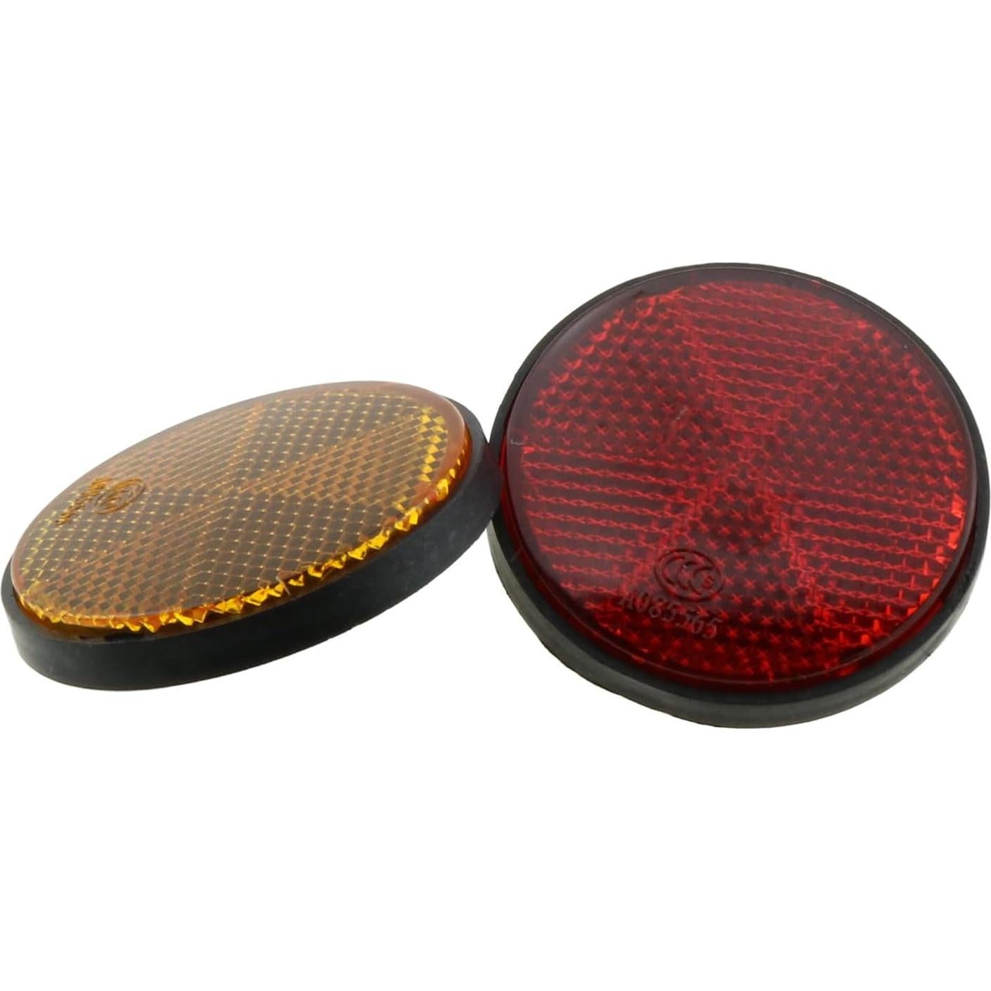 Reflectores de Advertencia DGZZI 4PCS 56mm Rojo Naranja