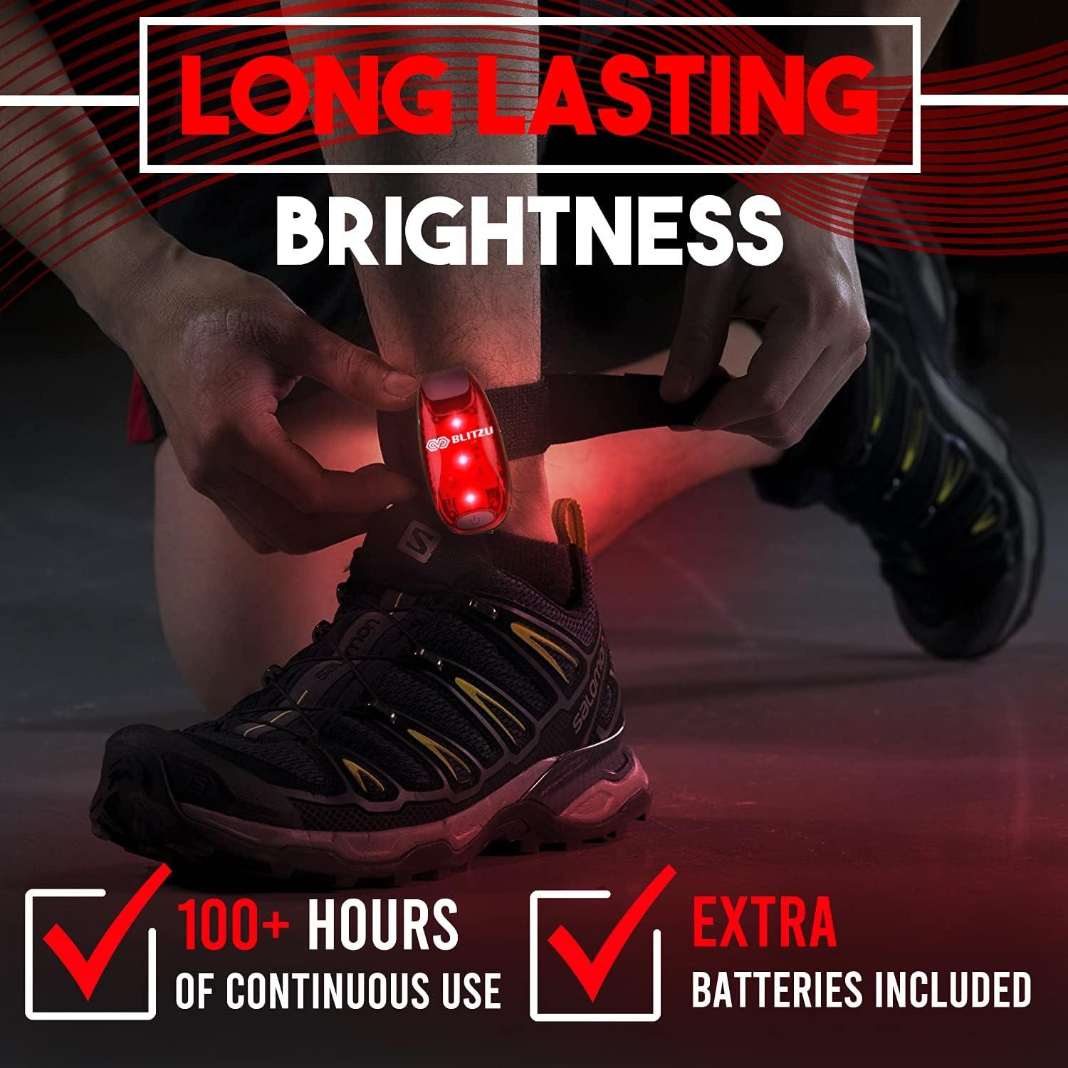 Paquete de 4 Luces LED de Seguridad BLITZU, Alta Visibilidad