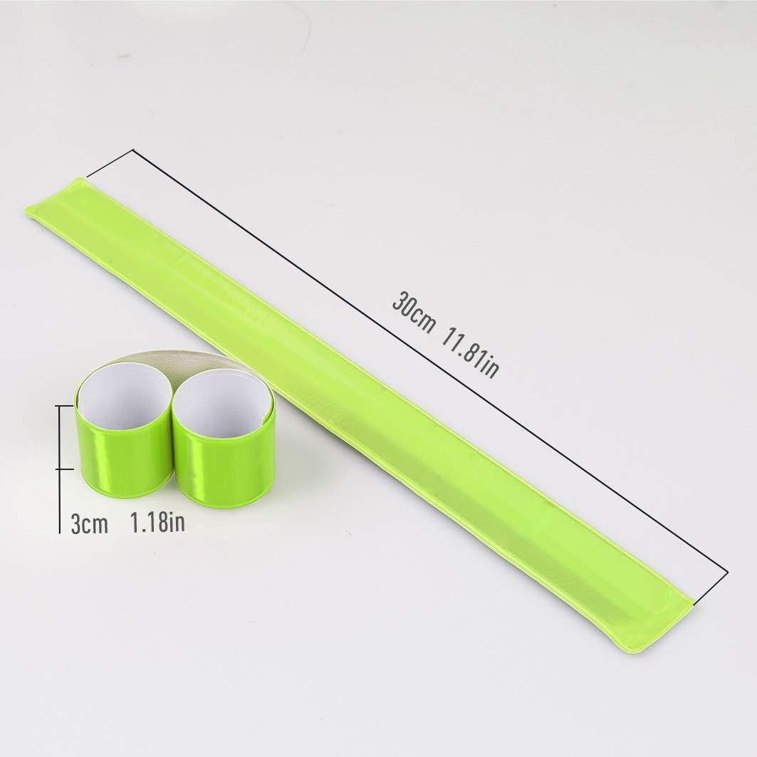 Brazaletes Reflectantes Cozihom para Correr y Ciclismo Nocturno