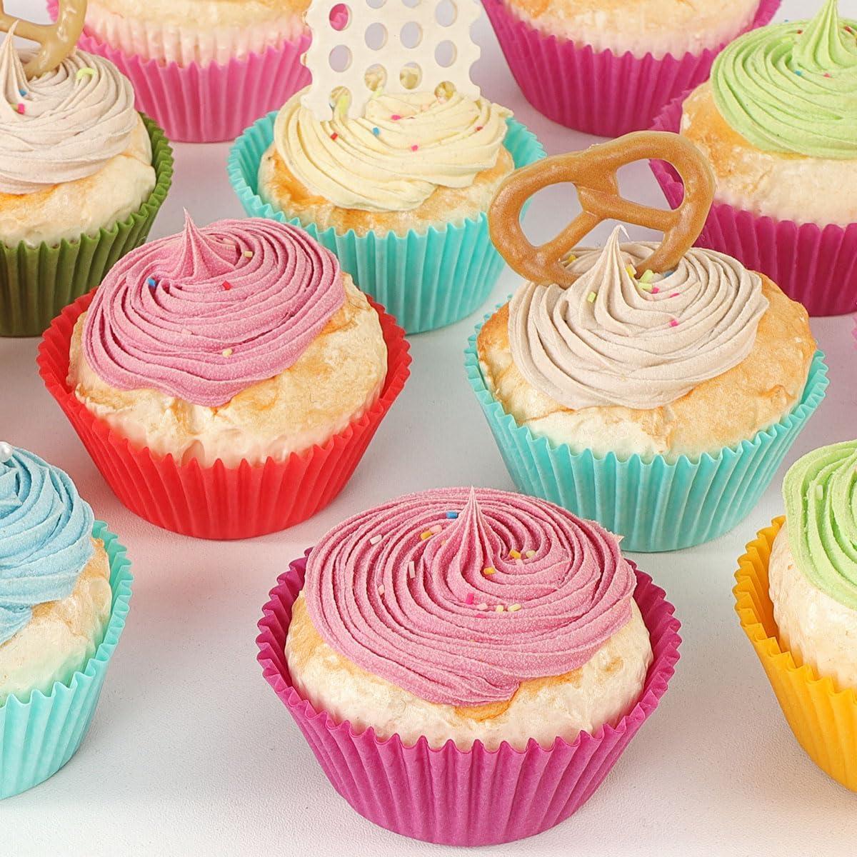 Moldes para Cupcakes Mini Caperci 350 Cuentas a Prueba de Grasa