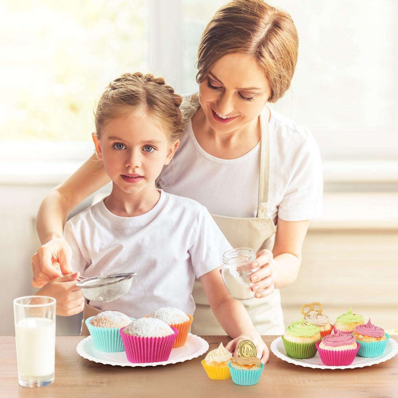 Moldes para Cupcakes Mini Caperci 350 Cuentas a Prueba de Grasa
