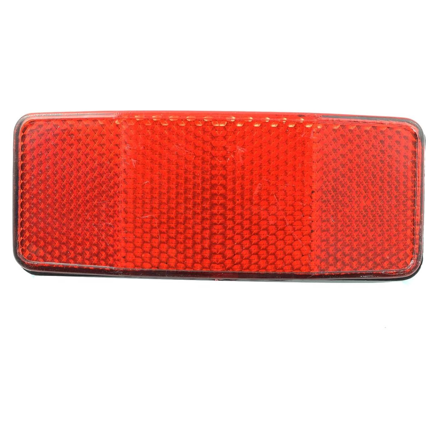Reflector Rojo PZRT para Portaequipajes de Bicicleta 98x39mm
