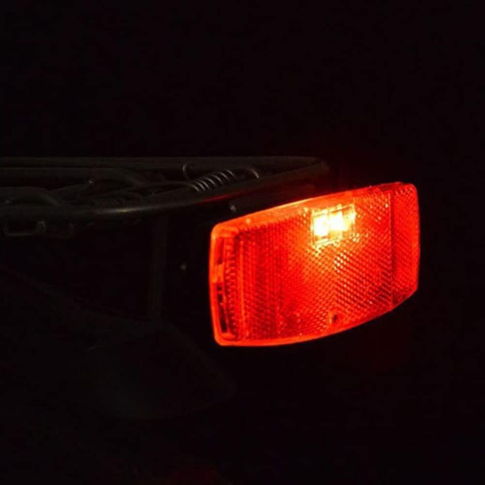 Reflector Rojo PZRT para Portaequipajes de Bicicleta 98x39mm