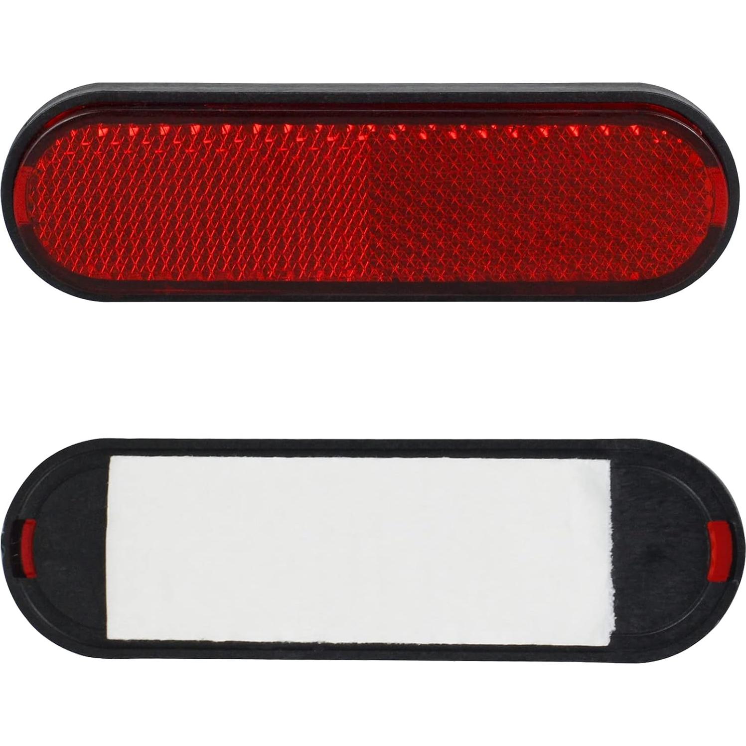 Reflectores Rojos de Seguridad NTHREEAUTO para Motocicleta