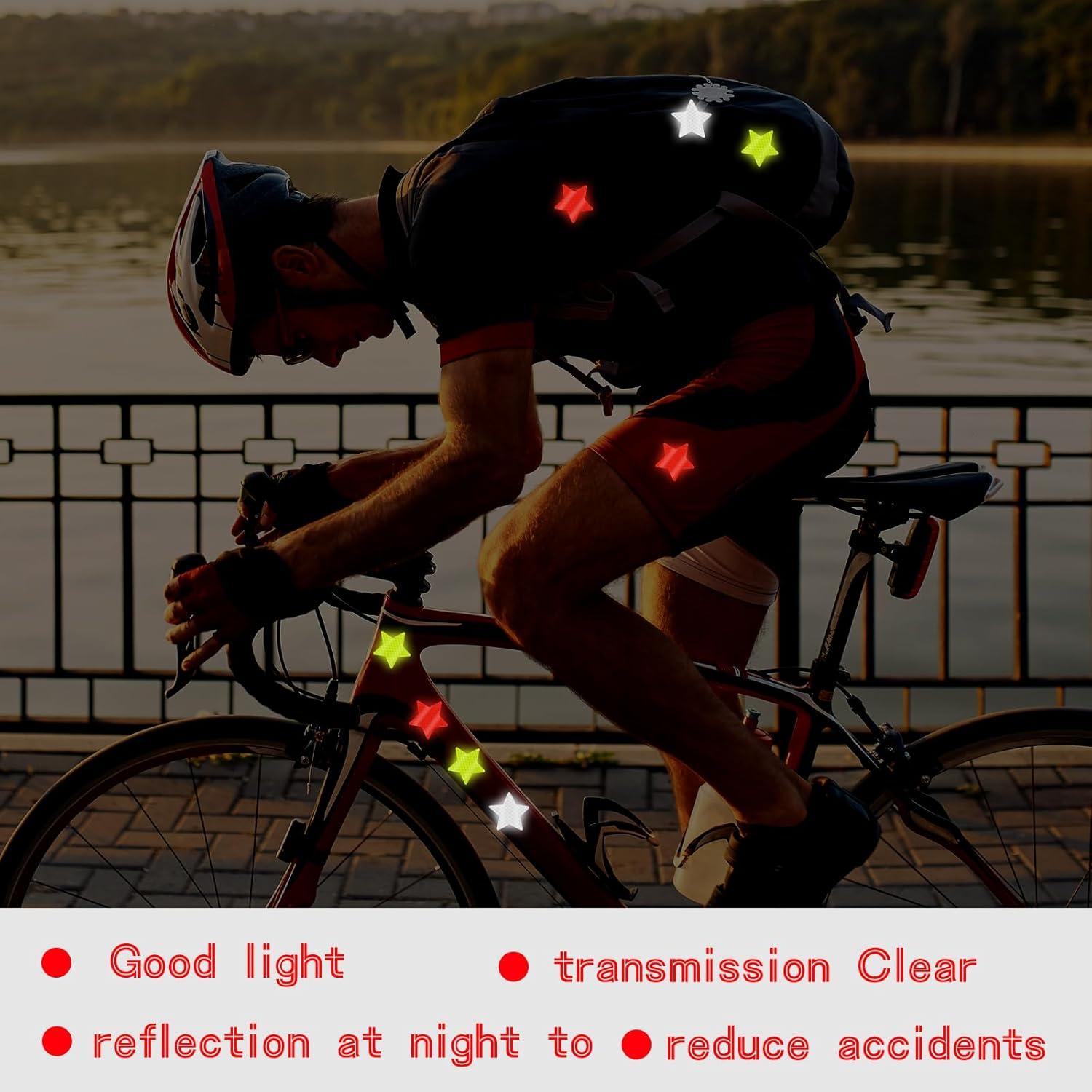 30 Calcomanías Reflectantes Estrella Abeillo - 6 cm