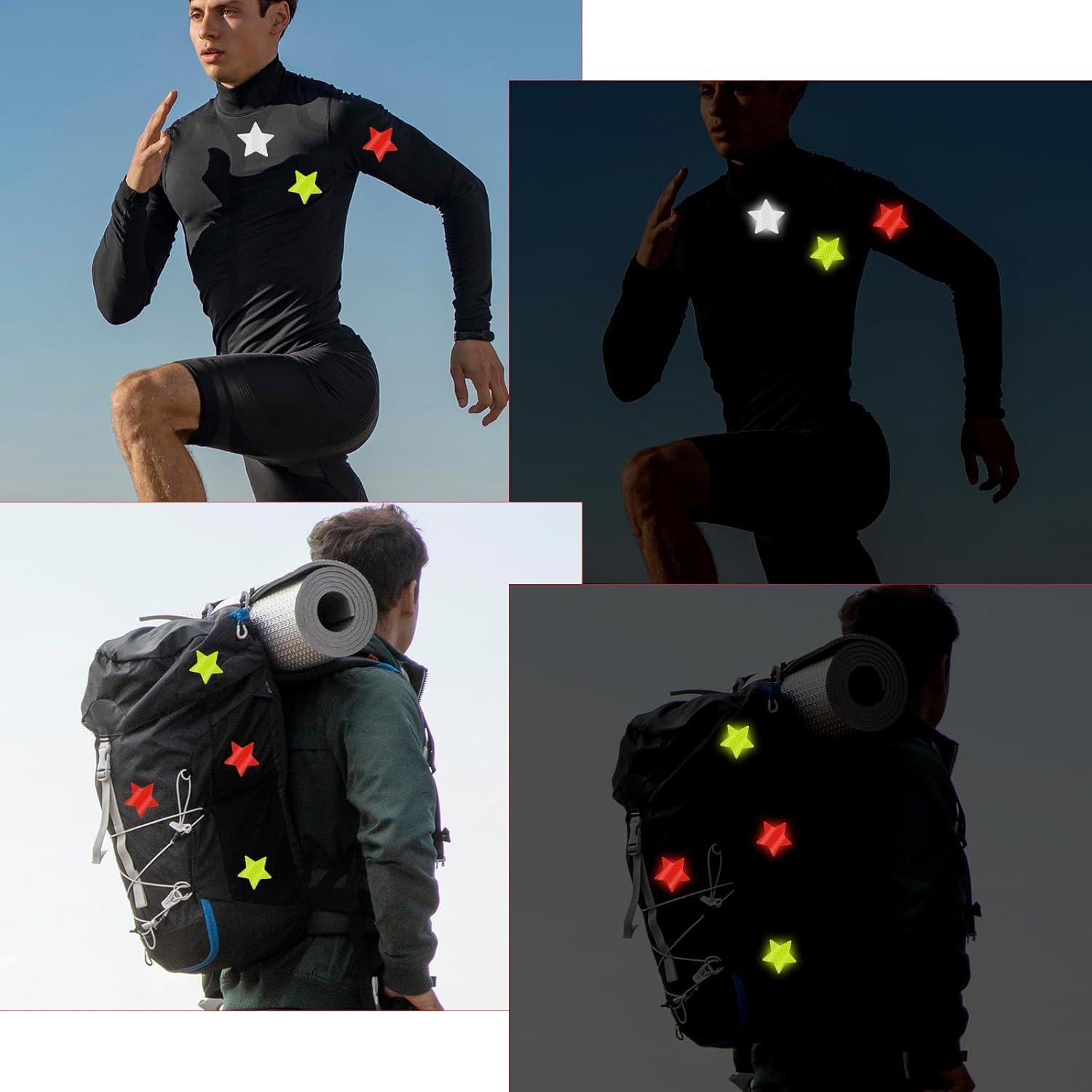 30 Calcomanías Reflectantes Estrella Abeillo - 6 cm