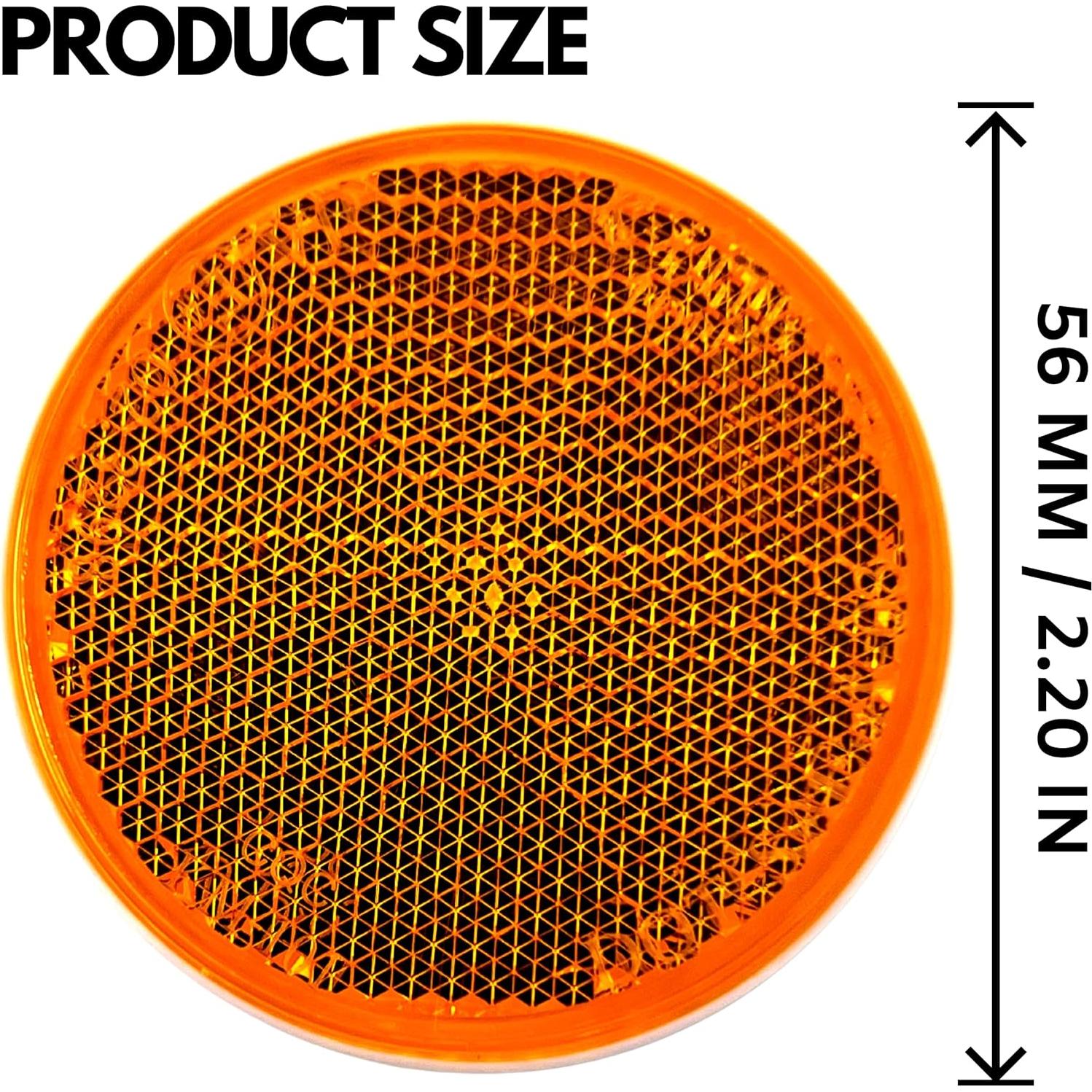 Reflectores Redondos 2" All Star Truck Parts - 4 Piezas