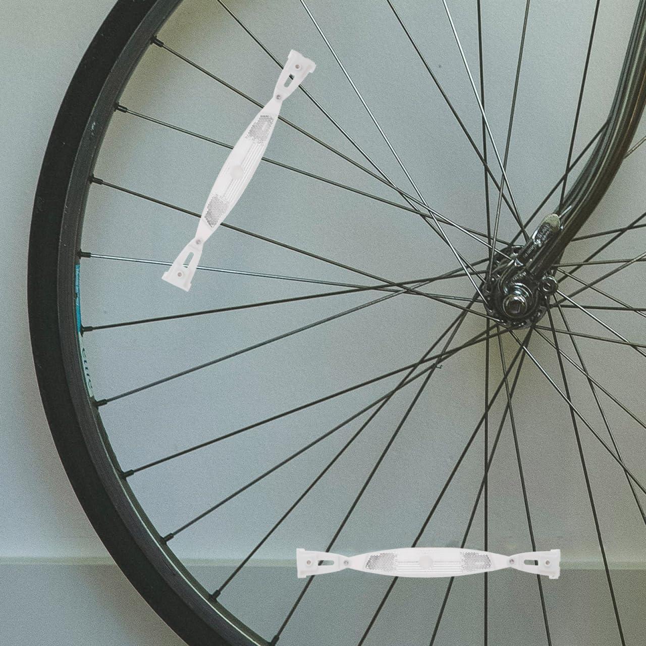 Reflectores de Rueda de Bicicleta Happyyami - Plástico Plateado