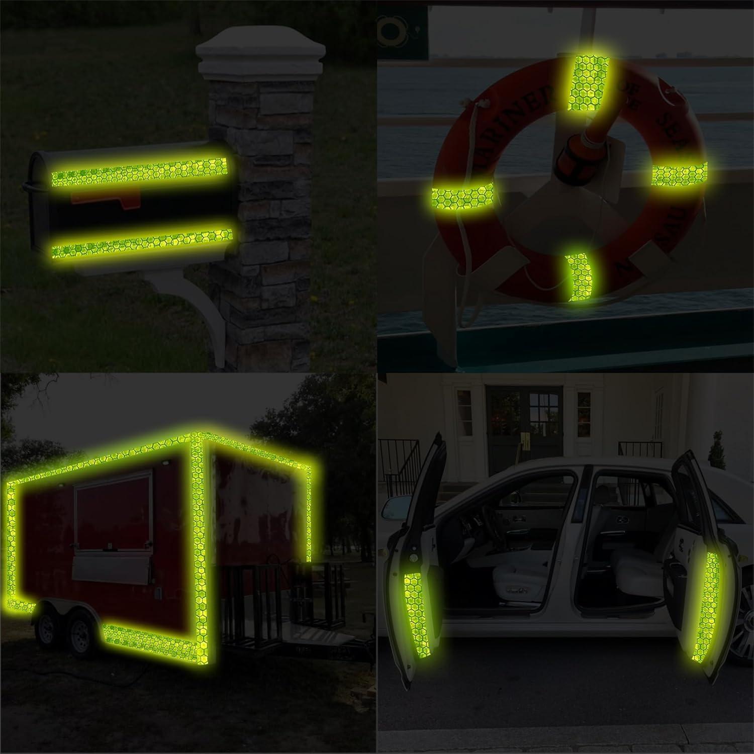 Cinta Reflectante SWRT 5 cm x 9.14 m Verde Alta Visibilidad