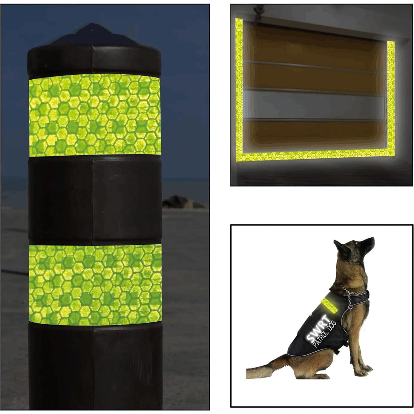 Cinta Reflectante SWRT 5 cm x 9.14 m Verde Alta Visibilidad