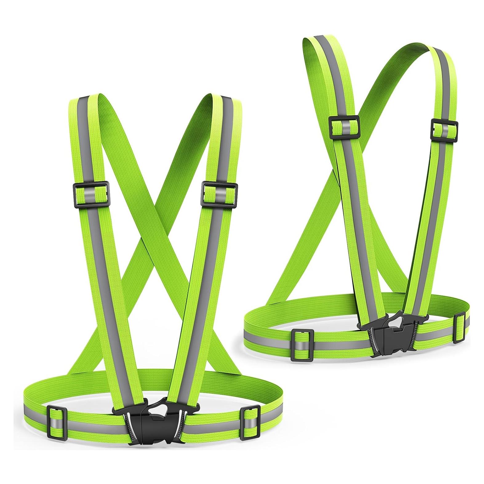 Chaleco Reflectante Ghzaocu Ajustable para Correr y Ciclismo