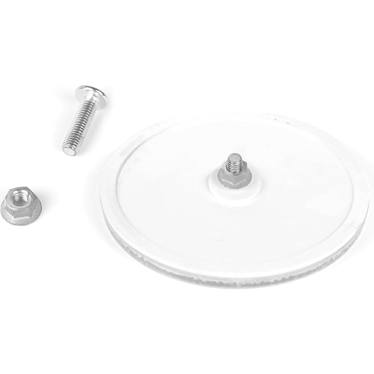 Paquete de 10 Reflectores Redondos Yinaolan E11 8.38cm Blanco