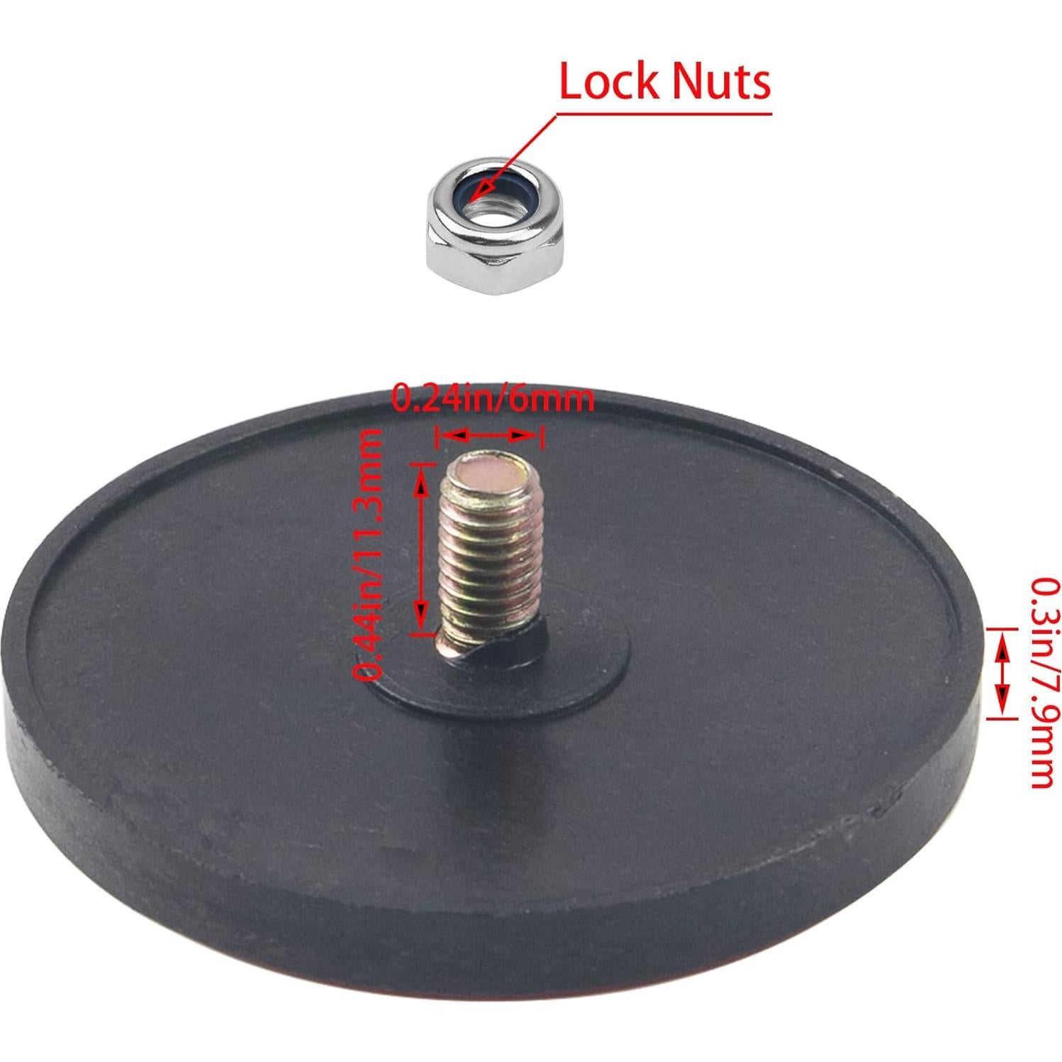 4 Piezas Reflectores Redondos Rrina para Motocicleta y Bicicleta