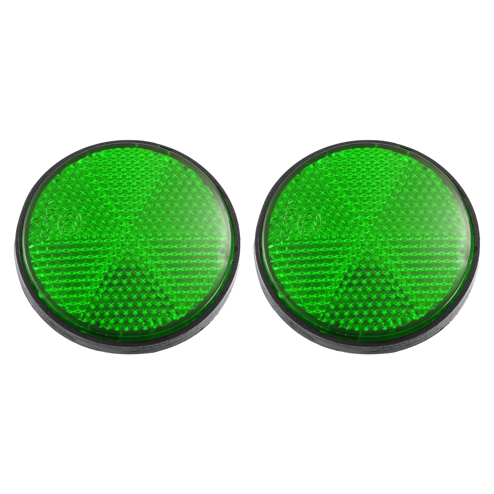 Reflectores de Advertencia X AUTOHAUX 2 Pcs Verde 56mm