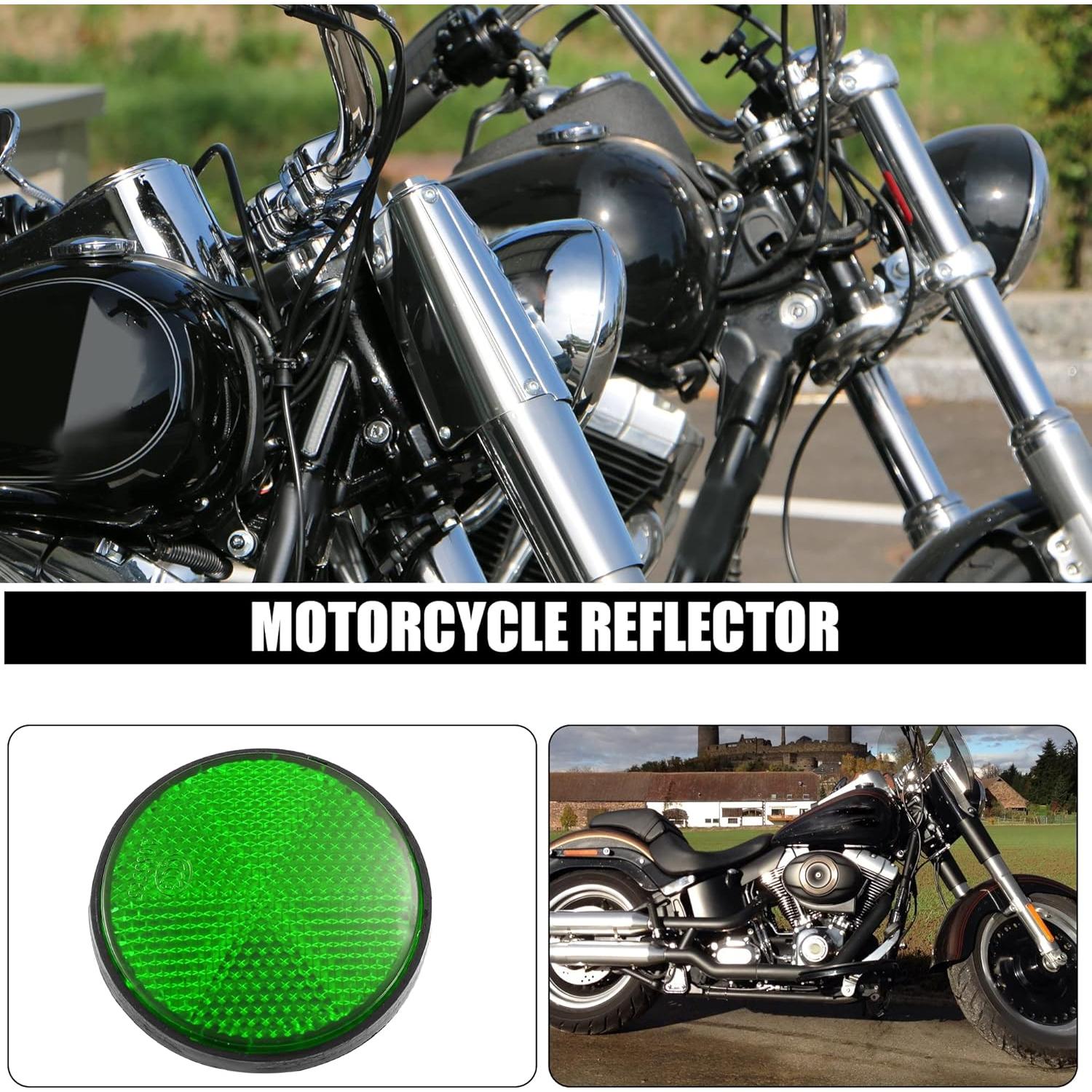 Reflectores de Advertencia X AUTOHAUX 2 Pcs Verde 56mm