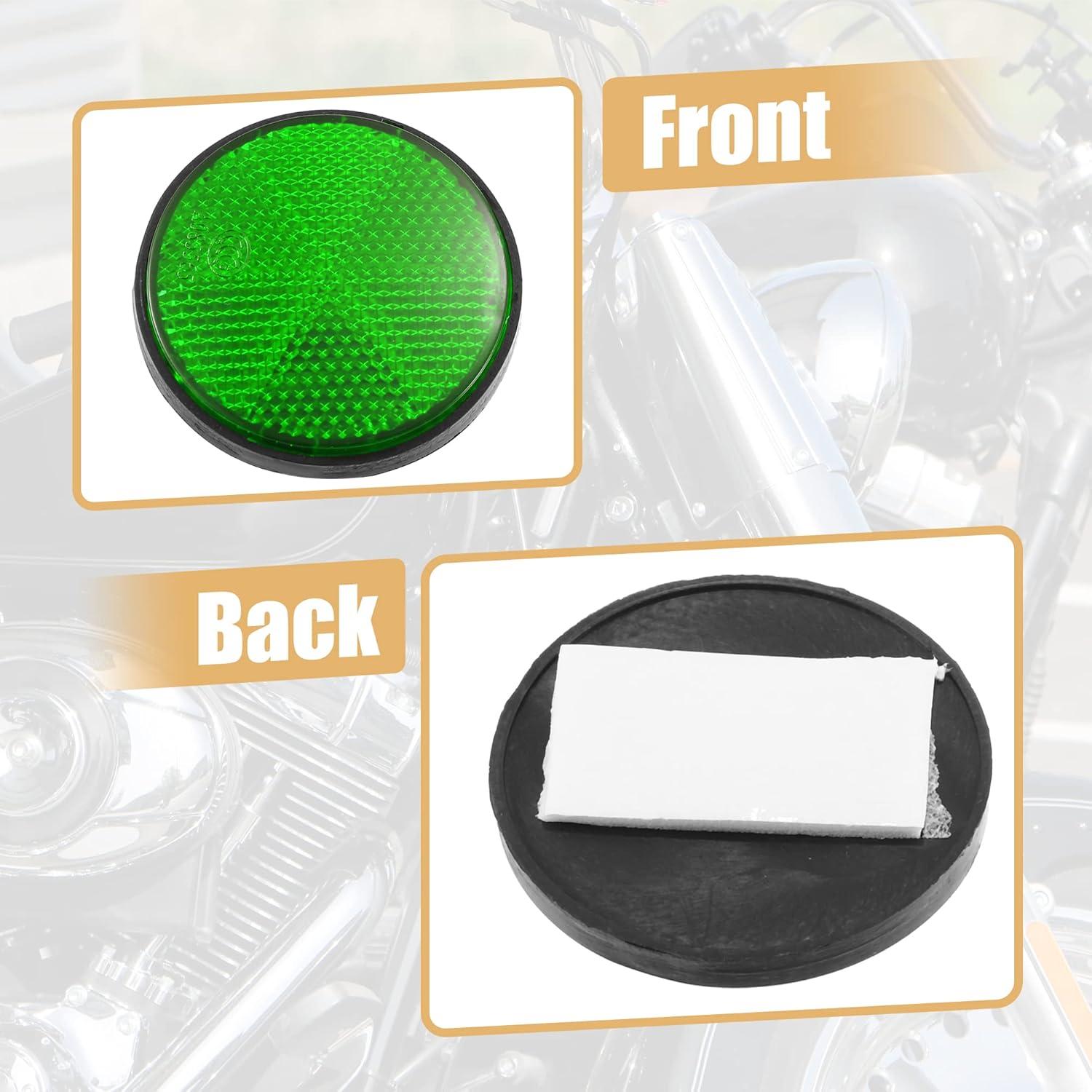 Reflectores de Advertencia X AUTOHAUX 2 Pcs Verde 56mm
