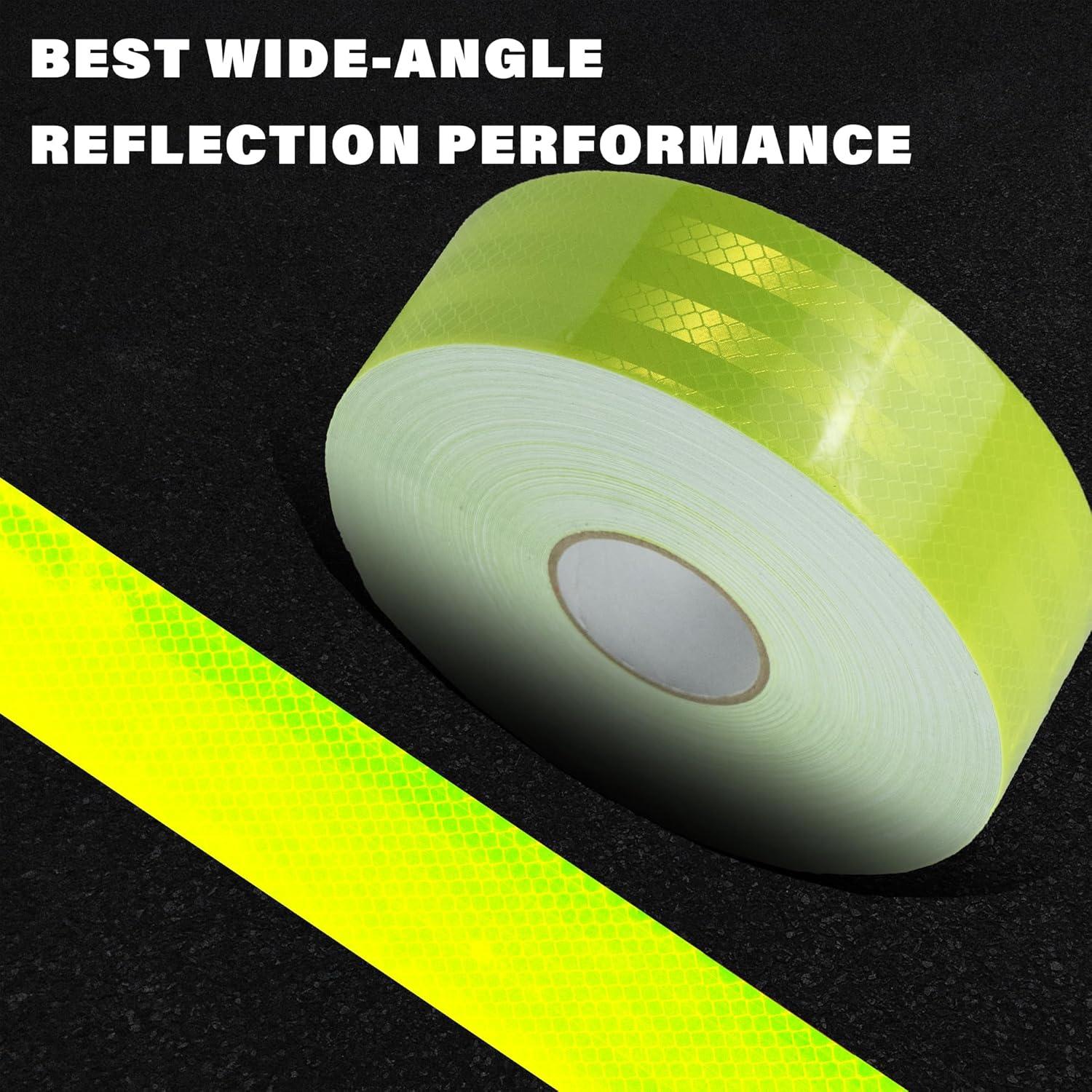 Cinta Reflectante SWRT 5.08 cm x 9.14 m Verde Fluorescente