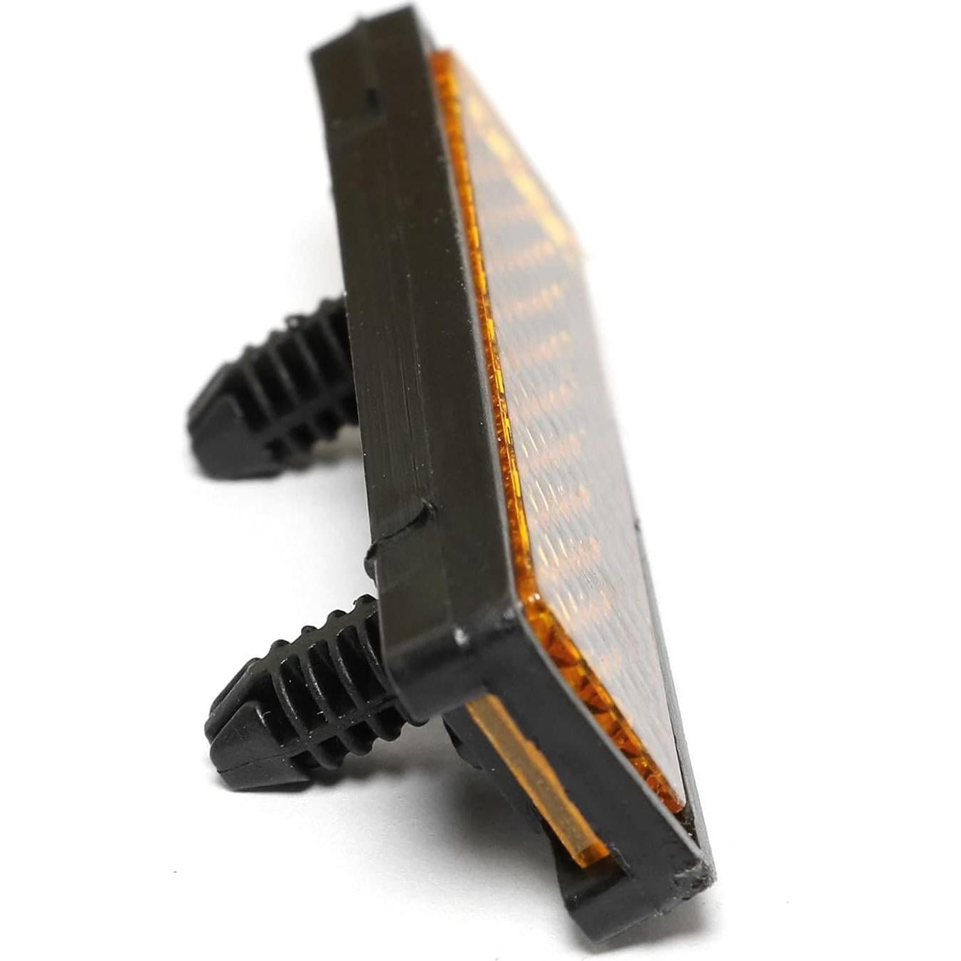 Pedales Reflectores SQXBK 10PCS Seguridad Naranja 52x14mm