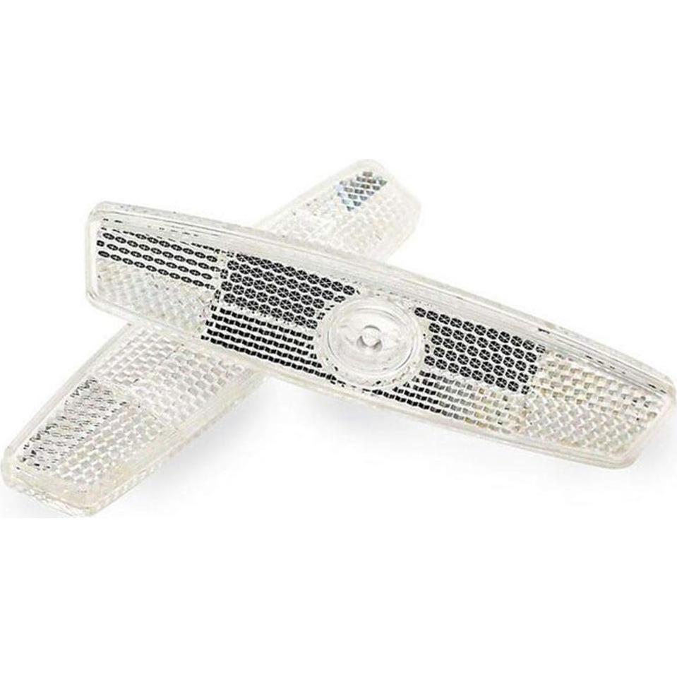 Reflectores de Rueda de Bicicleta EORTA 4 Piezas Amarillo y Blanco