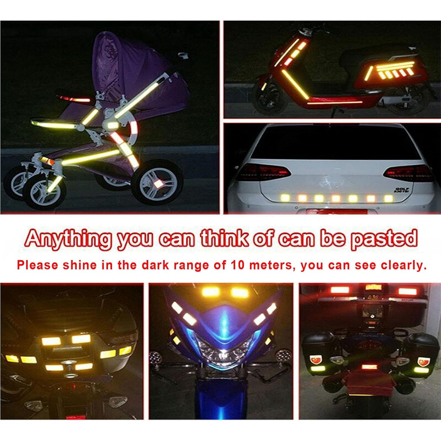 Calcomanías Reflectantes HUAXI 47 Piezas para Bicicleta