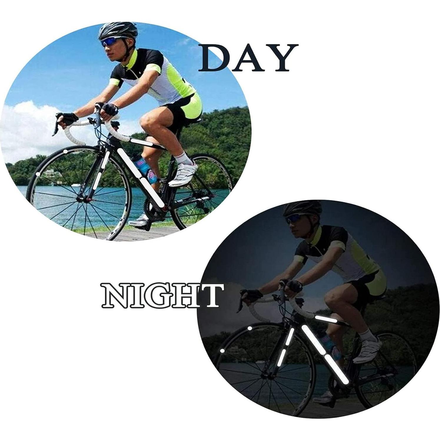 Calcomanías Reflectantes HUAXI 47 Piezas para Bicicleta