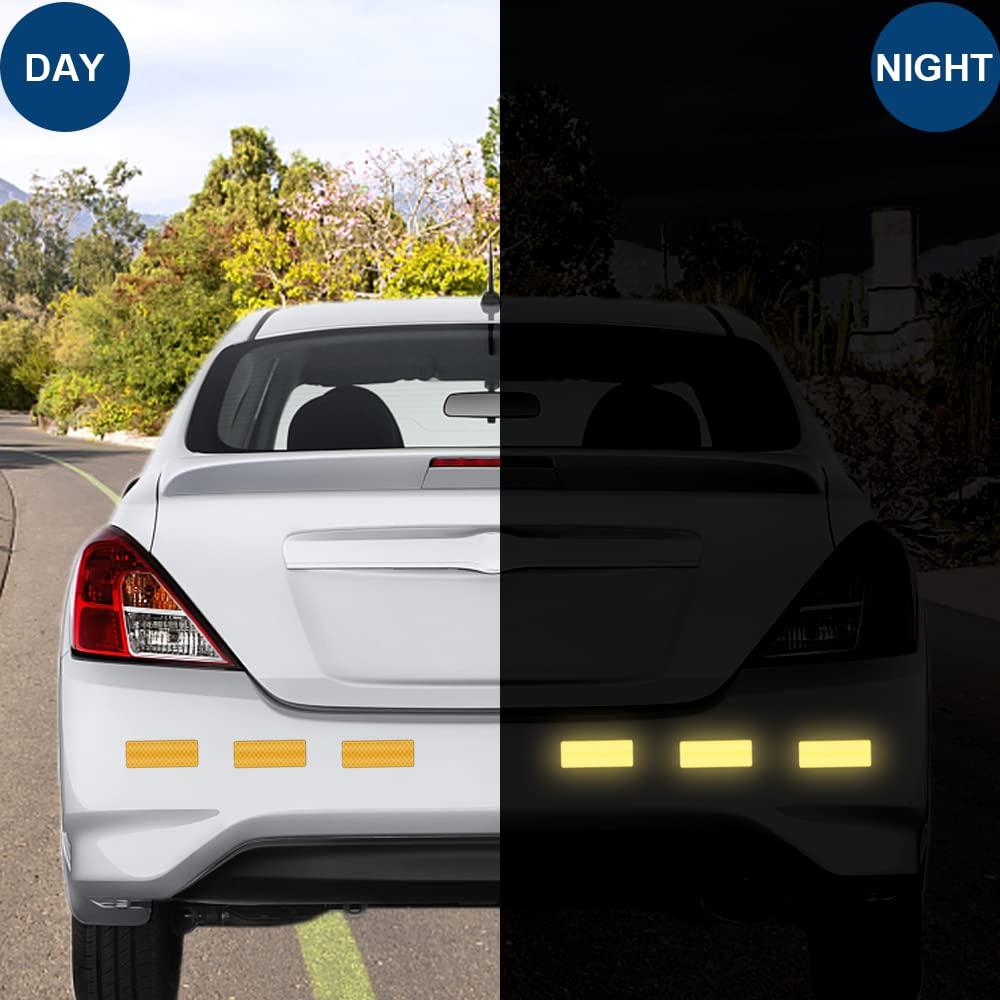 Cinta Reflectante Impermeable MDOZQ 12 Piezas 4 Colores