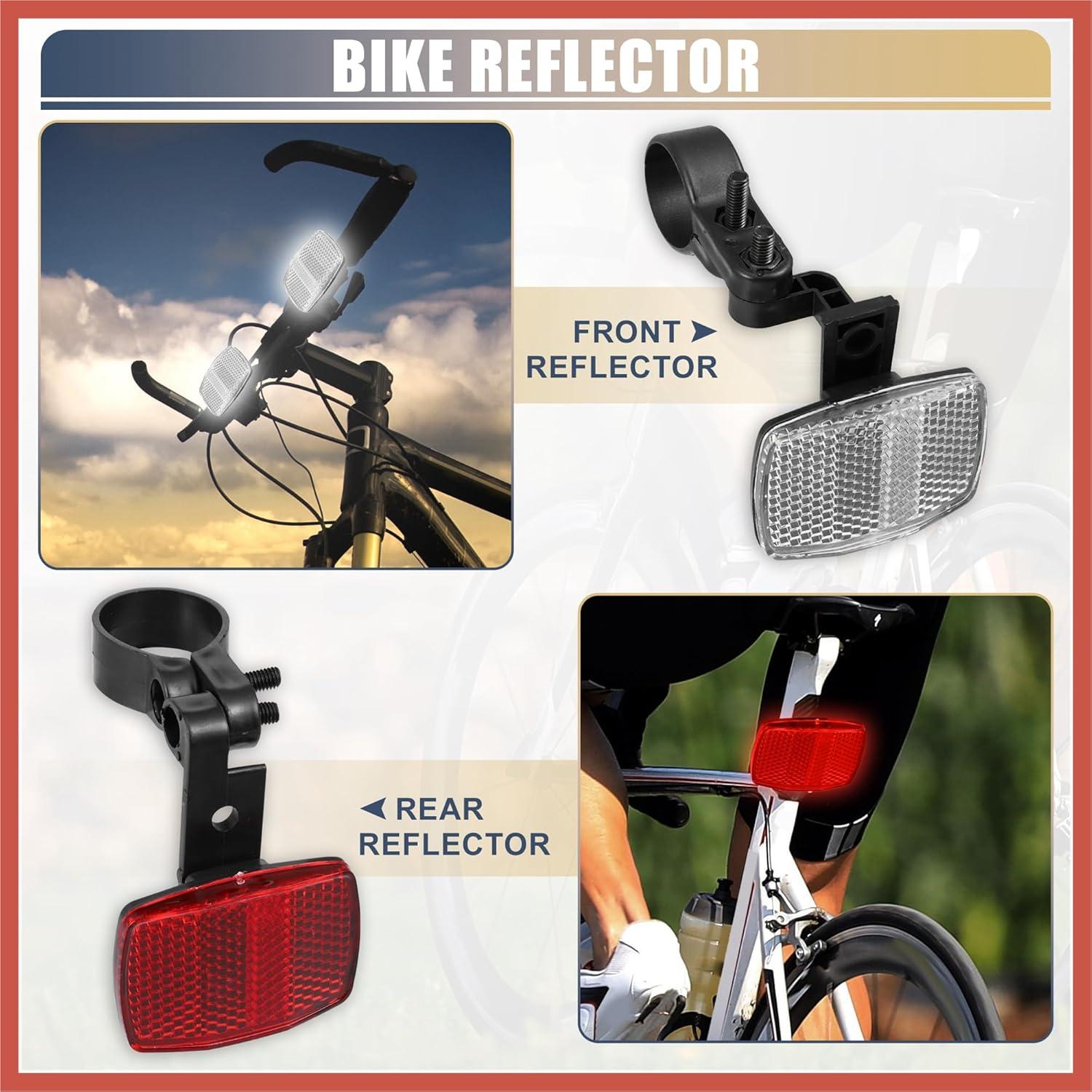 Kit de Reflectores de Seguridad ACROPIX 10 Piezas para Bicicleta