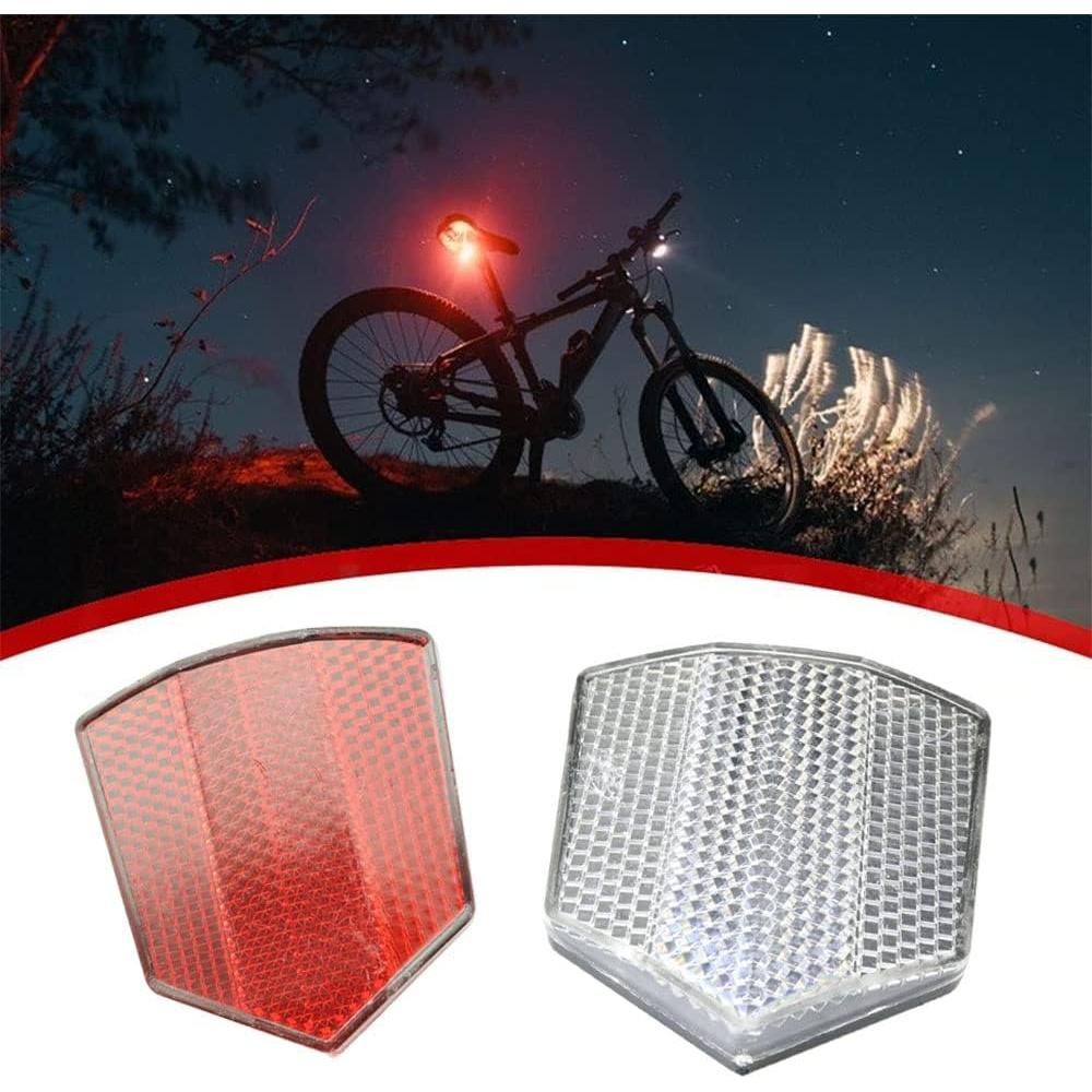 Reflector de Bicicleta PZRT Blanco Montaje Universal